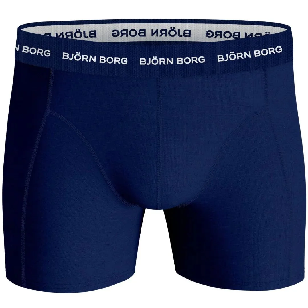 3-Pack Classic Logo Boxer Briefs, Blue Combination - Image 3