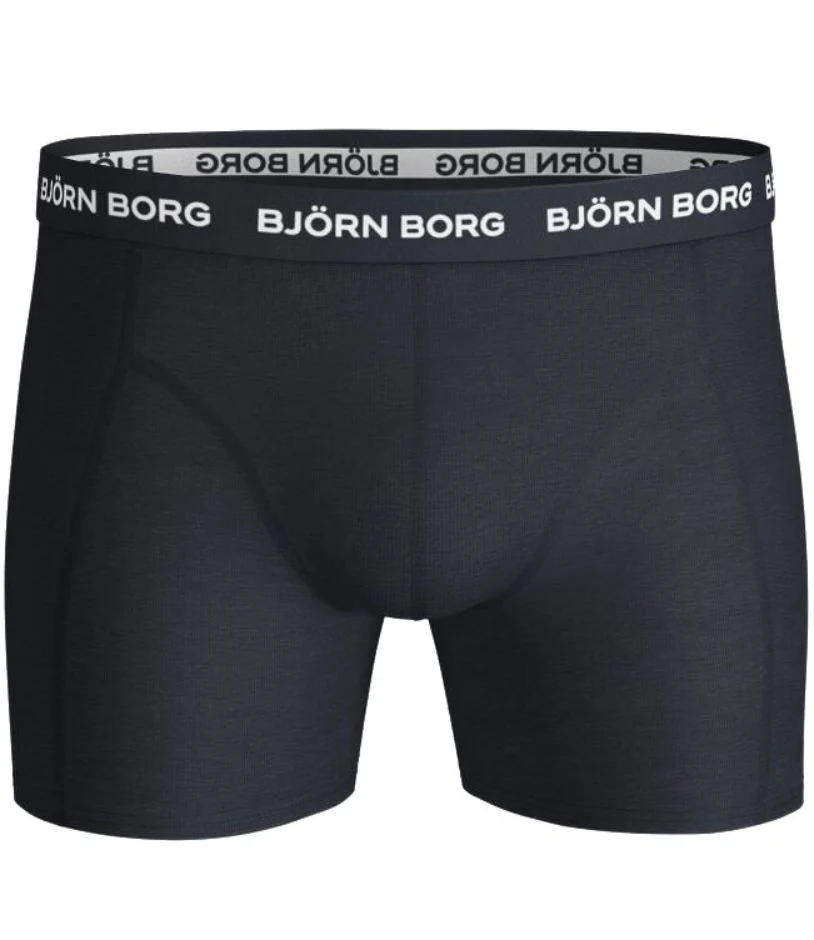 3-Pack Classic Logo Boxer Trunks, Blue Mix - Image 4