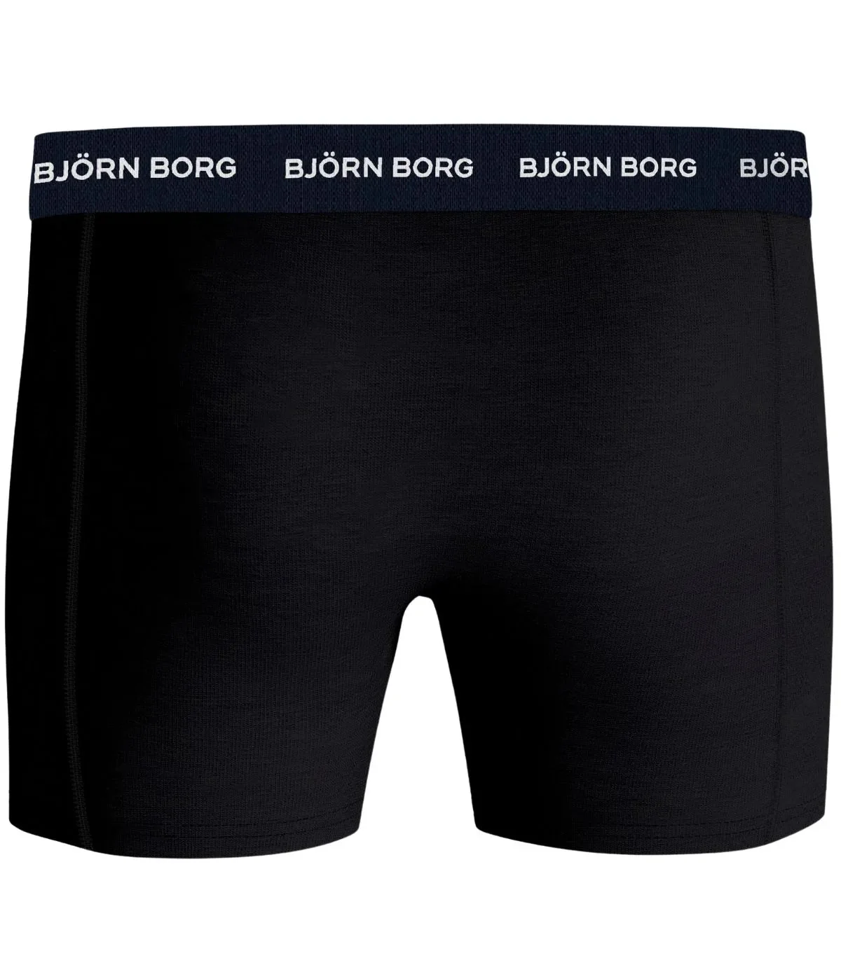 3-Pack Contrast Waistband Boxer Briefs, Black w/ red/blue/navy - Image 5