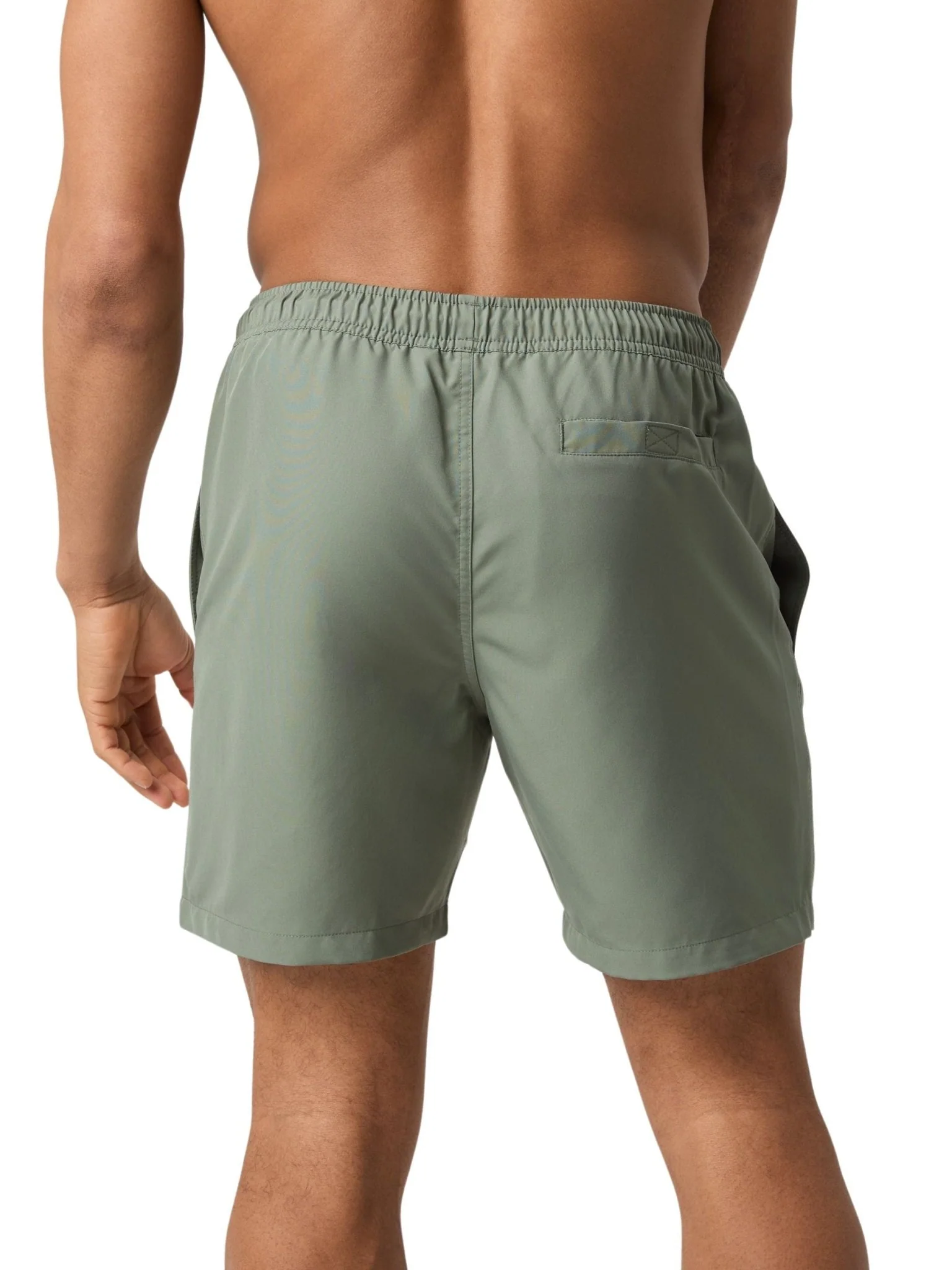 Borg Logo Swim Shorts, Agave Green - Image 2