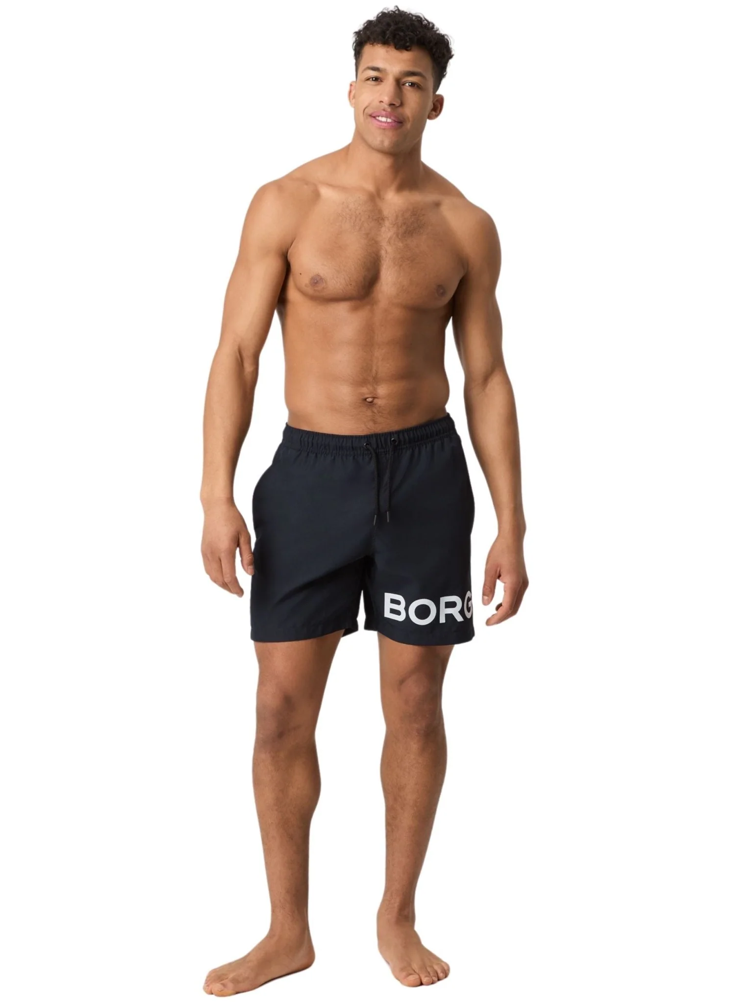 Borg Logo Swim Shorts, Nightsky - Image 6
