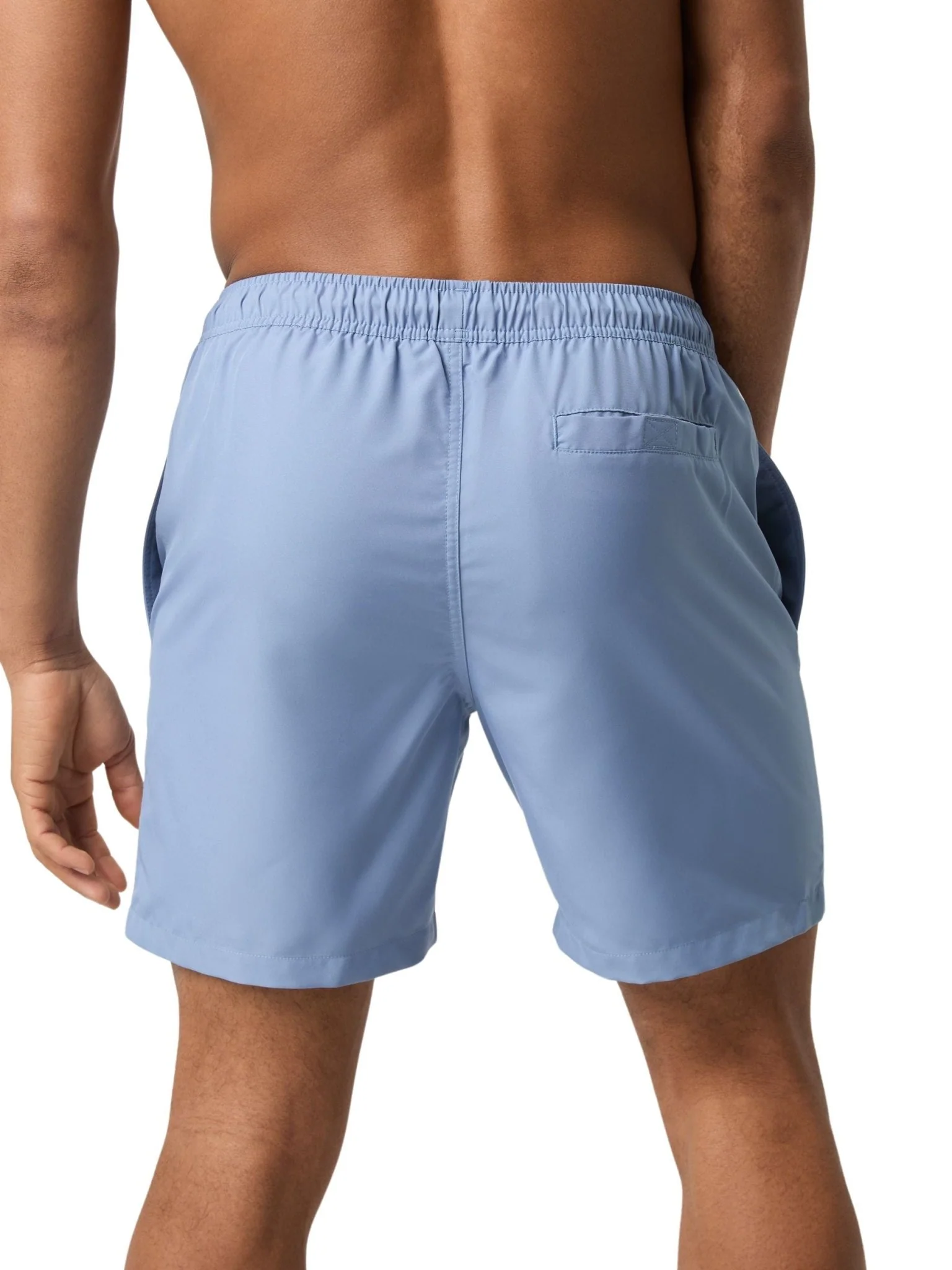 Borg Logo Swim Shorts, Stonewash Blue - Image 2