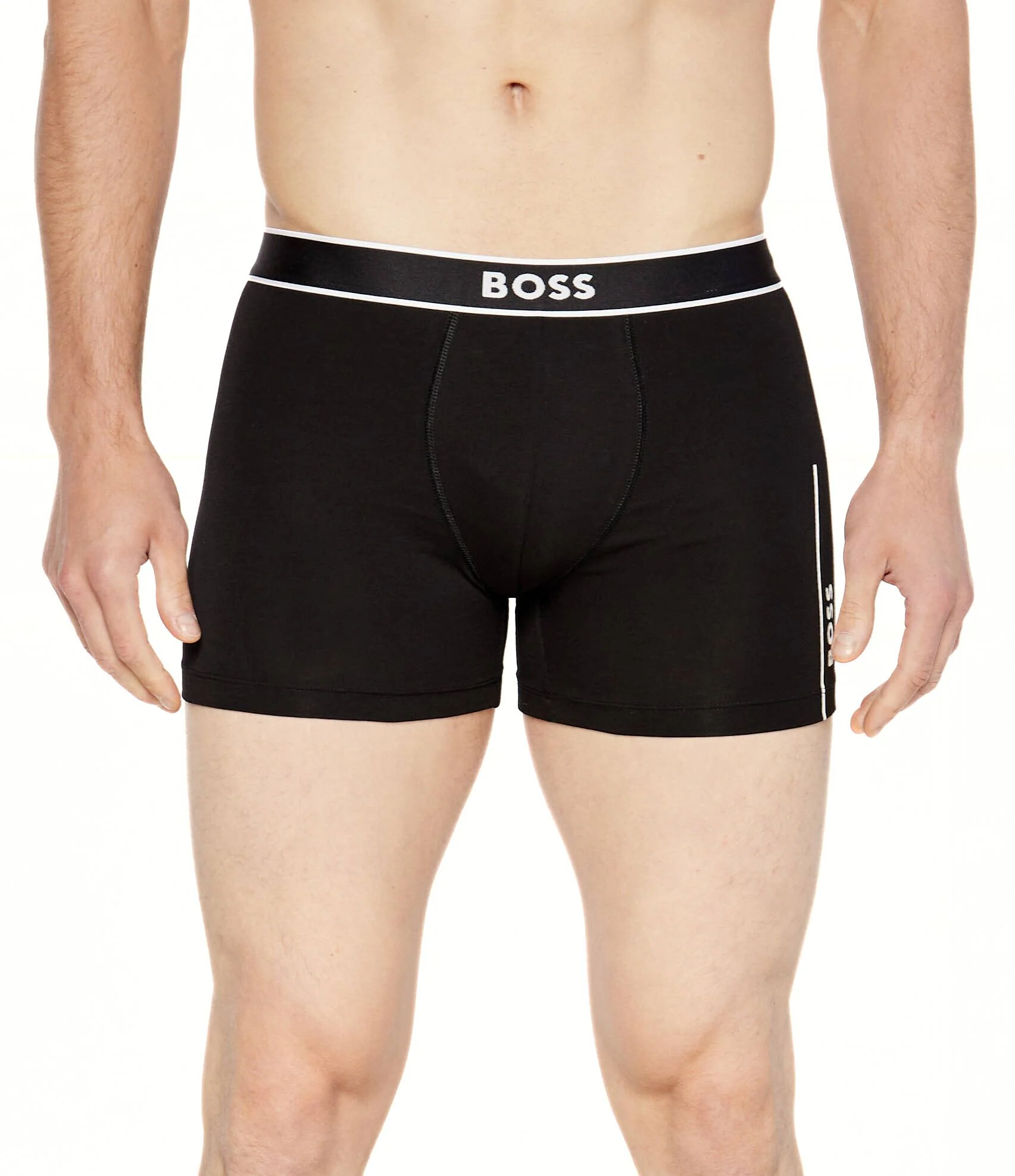 24 Side Logo Boxer Brief, Black