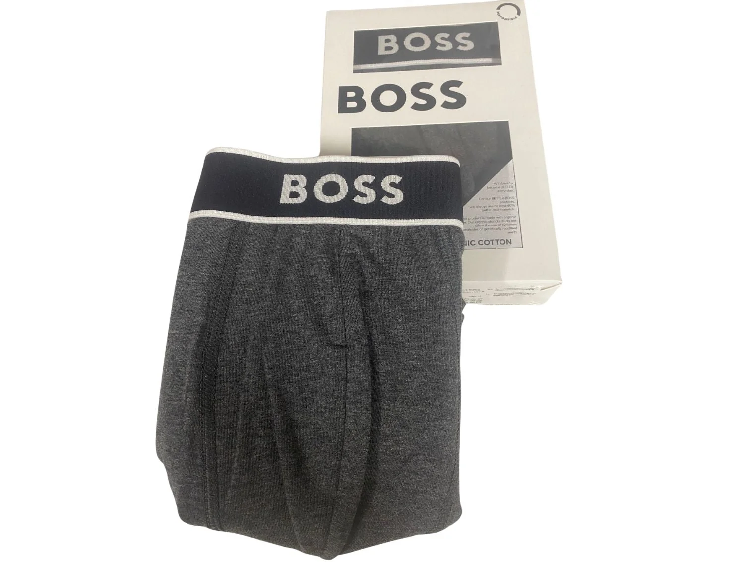 24 Side Logo Boxer Brief, Charcoal Grey - Image 8