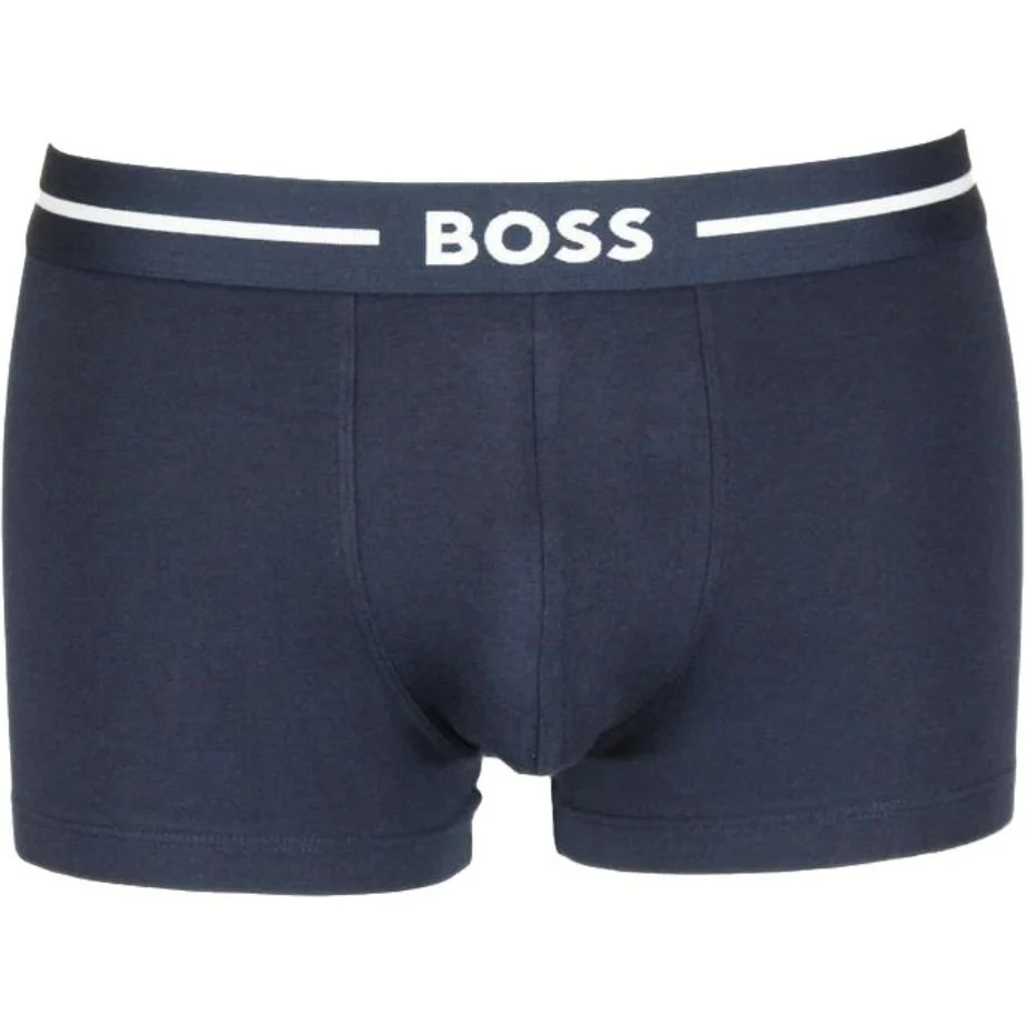 3-Pack Bold Logo Boxer Trunks, Blue Combination - Image 2