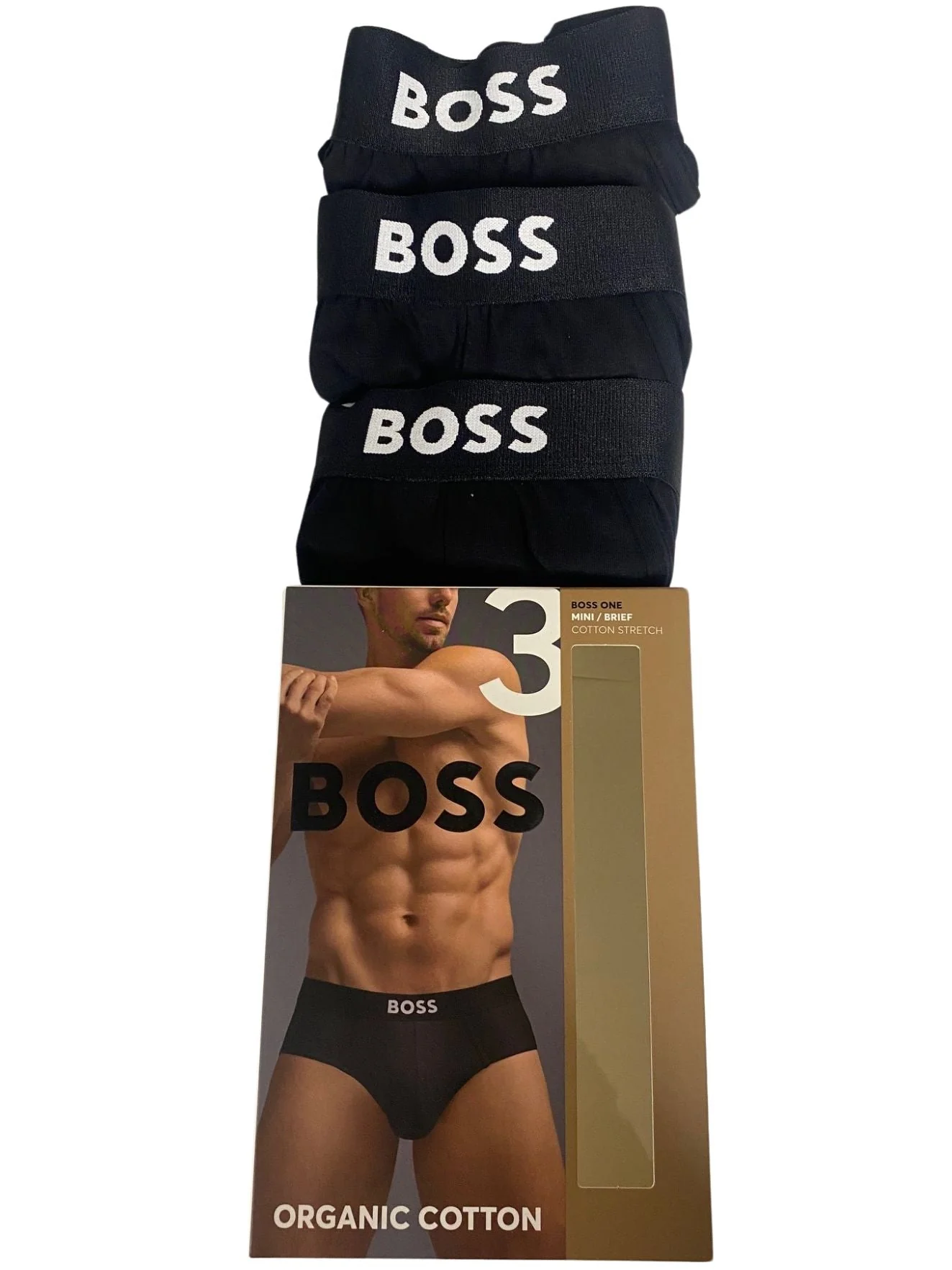 3-Pack Icon Men's Briefs, Black - Image 11
