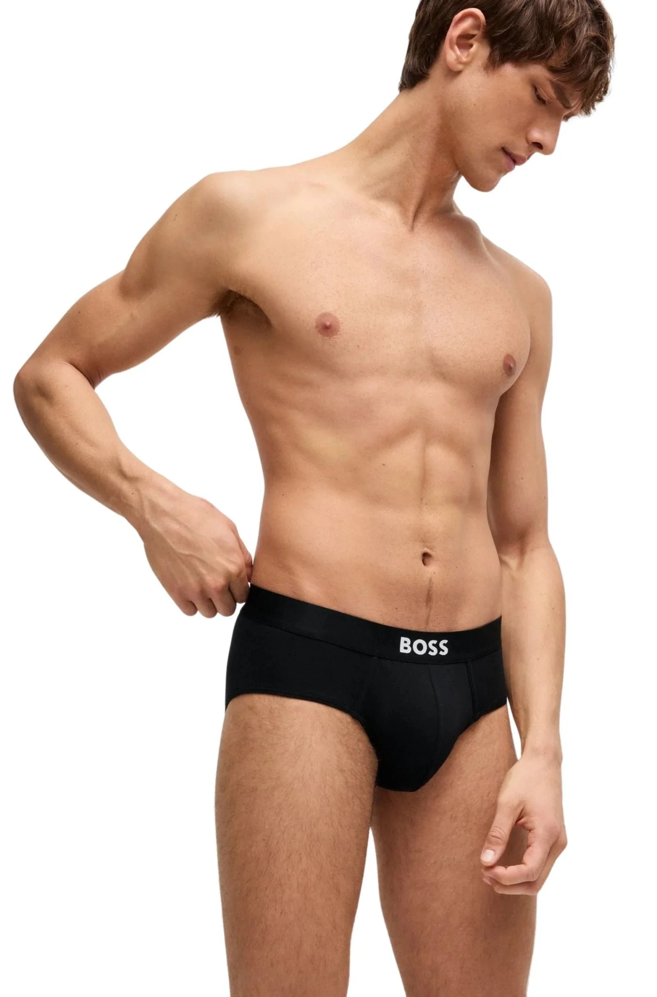 3-Pack Icon Men's Briefs, Black - Image 8
