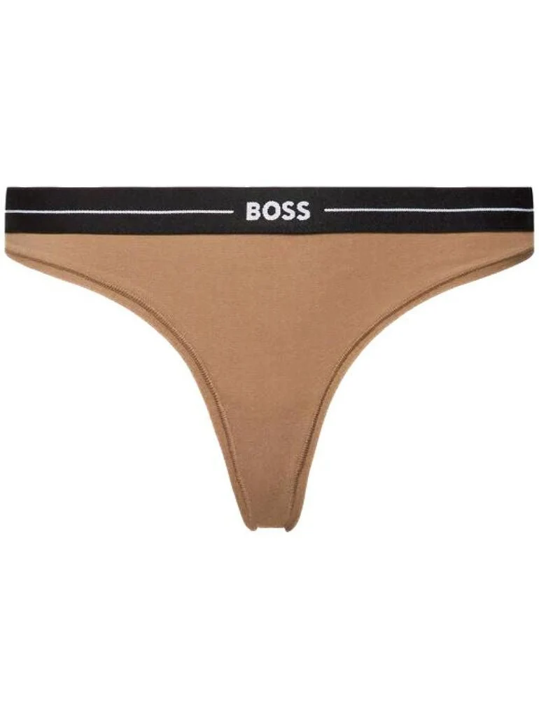 3-Pack Power Logo Thongs, Black/White/Beige - Image 6