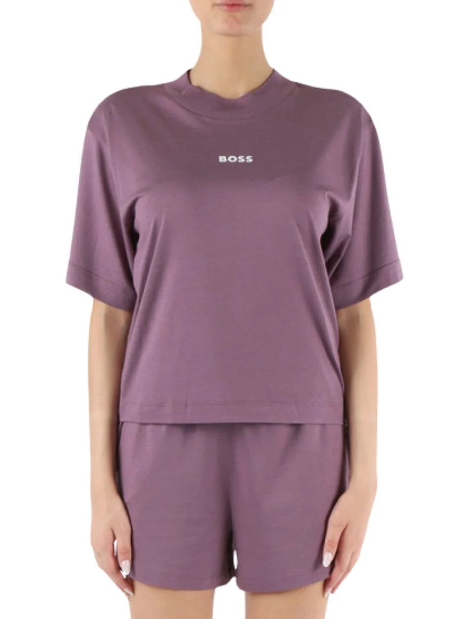 Bamboo Adeline Short Pyjama Set, Purple