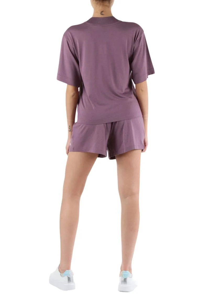 Bamboo Adeline Short Pyjama Set, Purple - Image 2