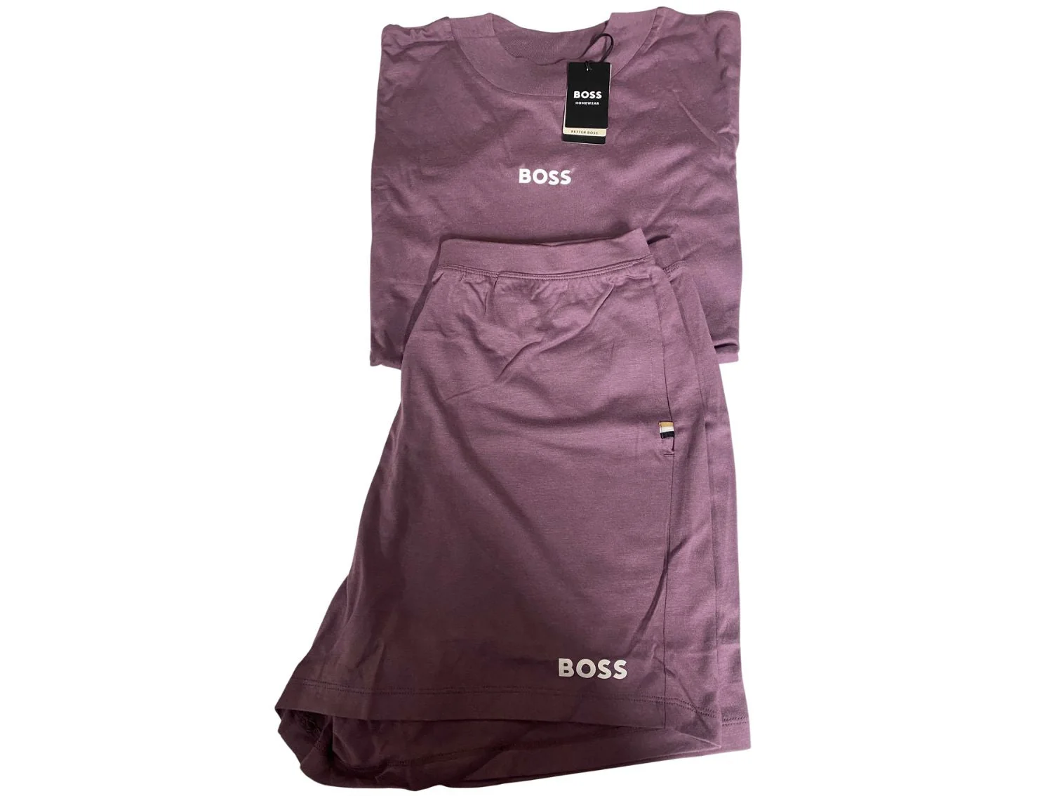 Bamboo Adeline Short Pyjama Set, Purple - Image 5