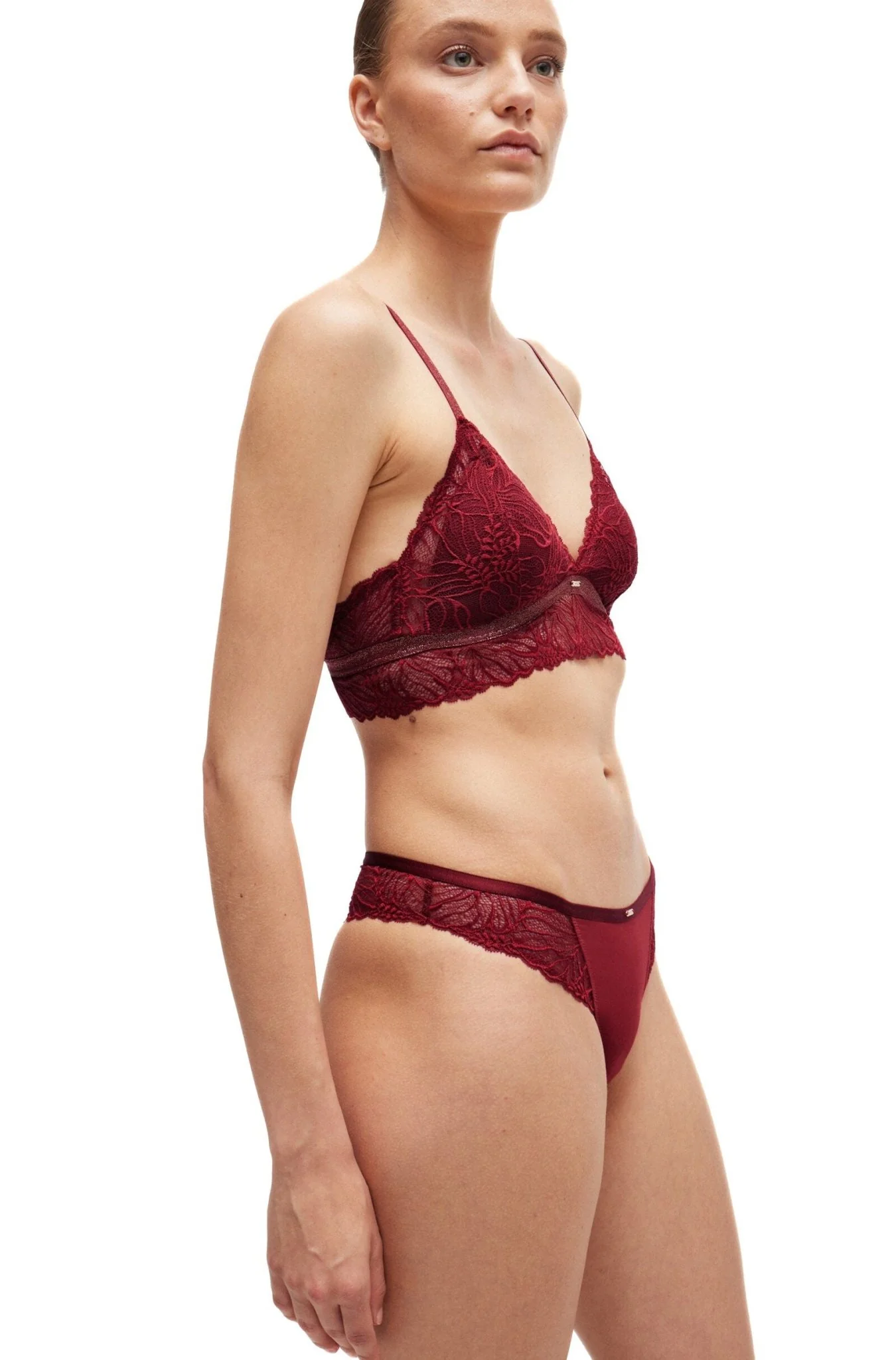 Bianca Lace Brazilian, Red - Image 5