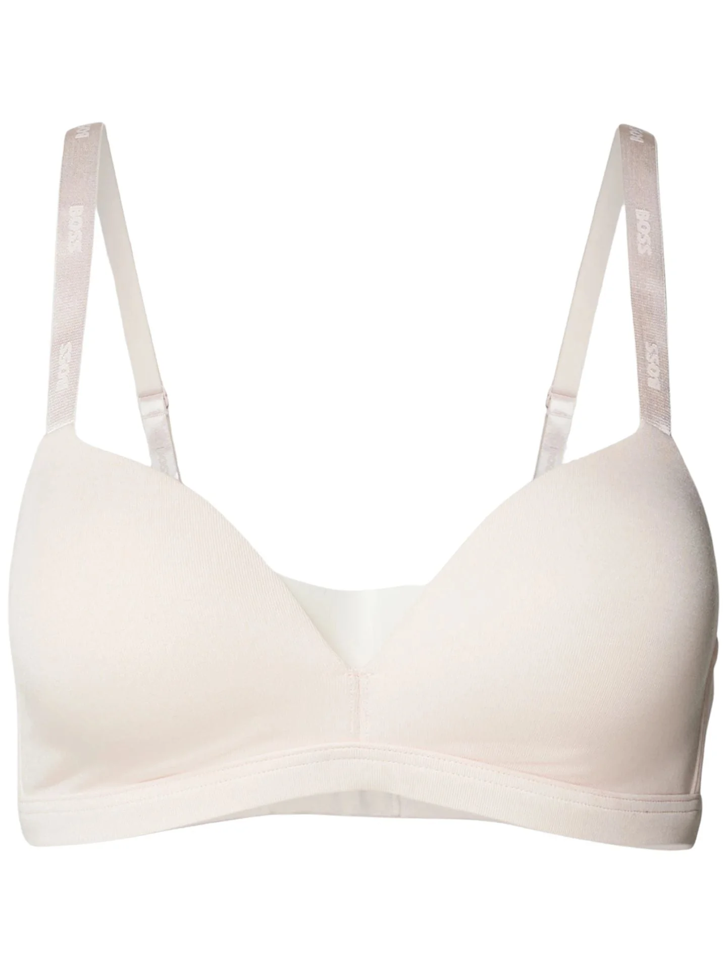 CI Logo Padded Triangle Bra, Light/Pastel Pink