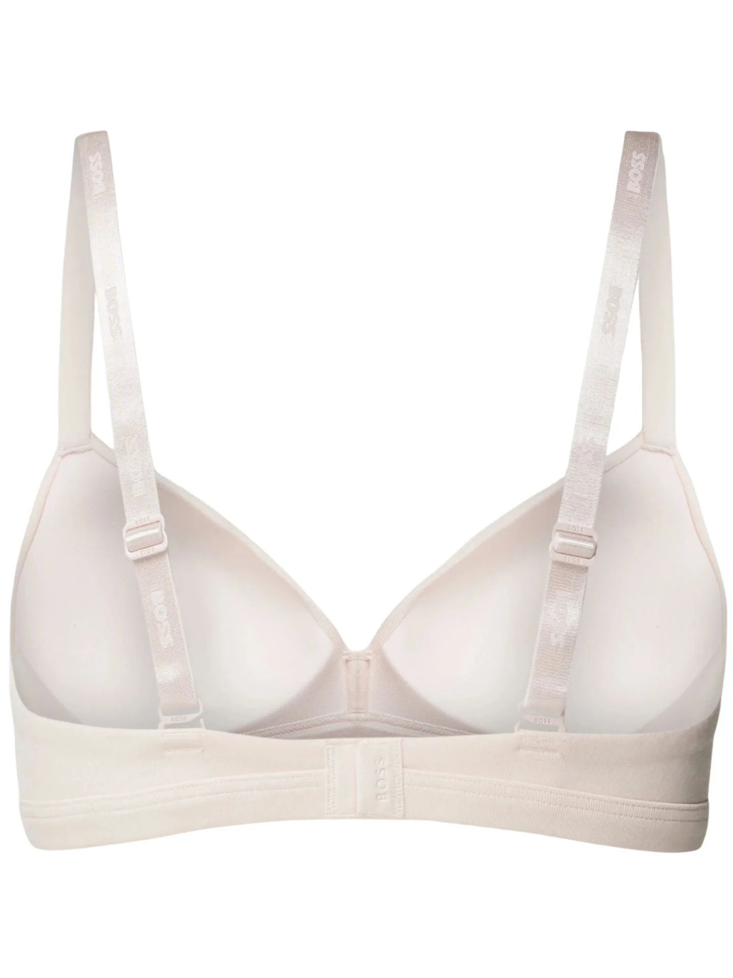 CI Logo Padded Triangle Bra, Light/Pastel Pink - Image 2