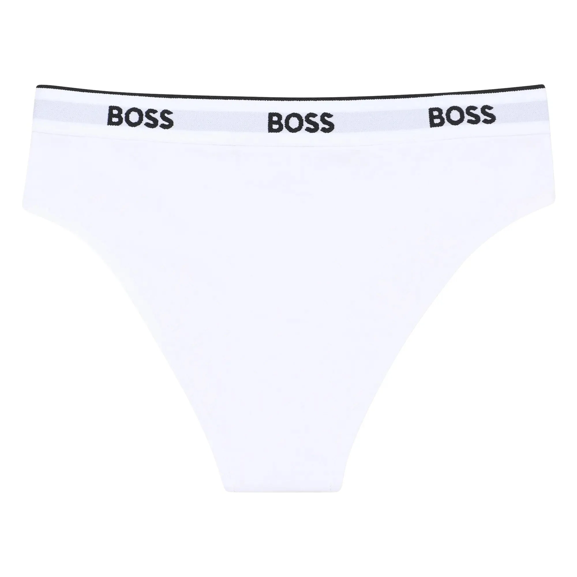 Girls 2-Pack Classic Logo Briefs, Black/White - Image 6