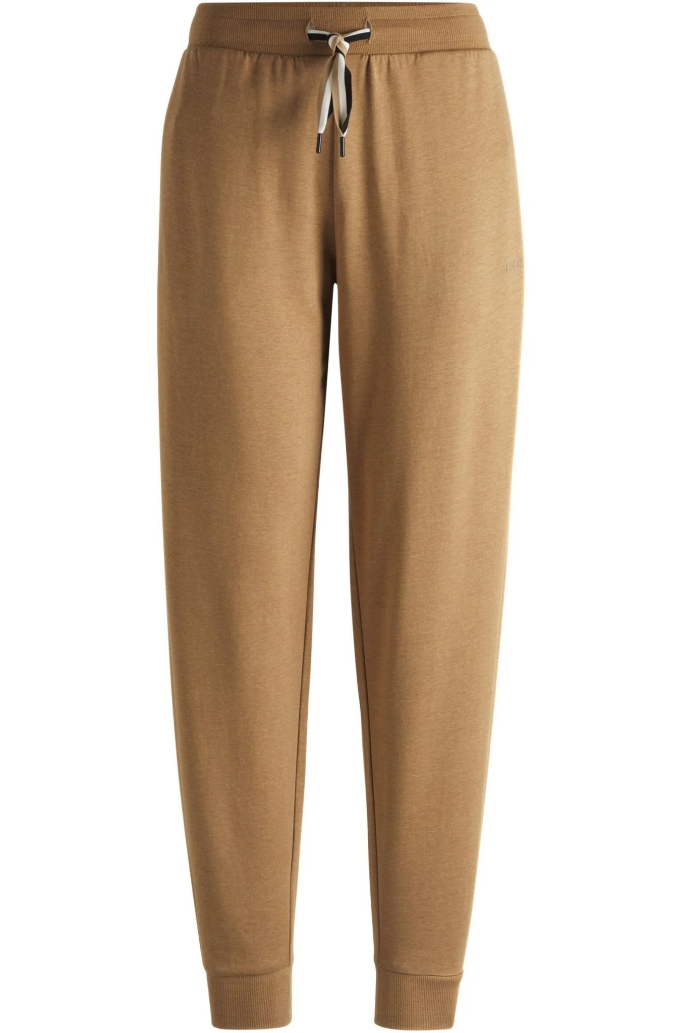 Luxe Logo Stripe Jogging Bottoms, Medium Beige