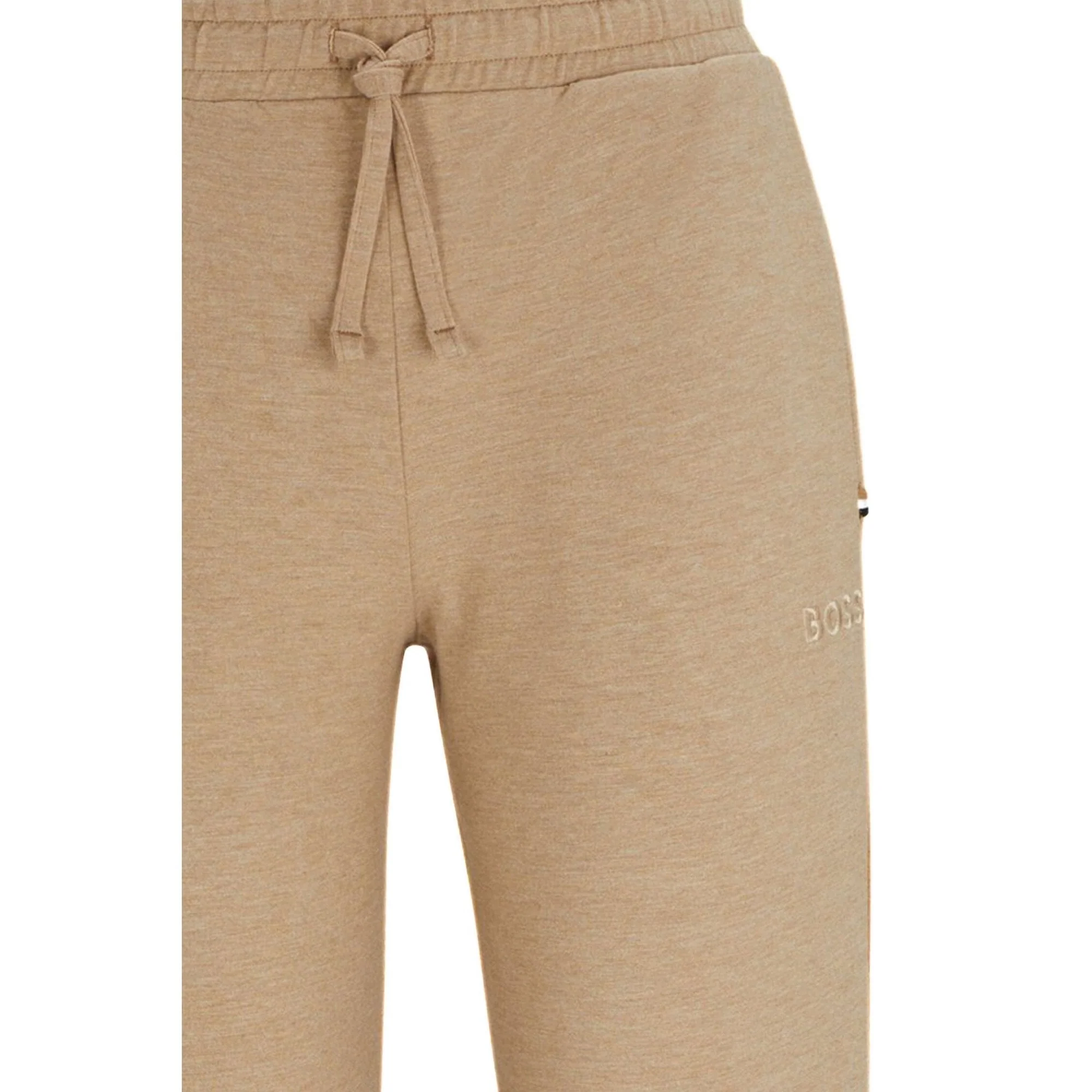 Luxe Modal Loungewear Jogging Bottoms, Medium Beige - Image 6