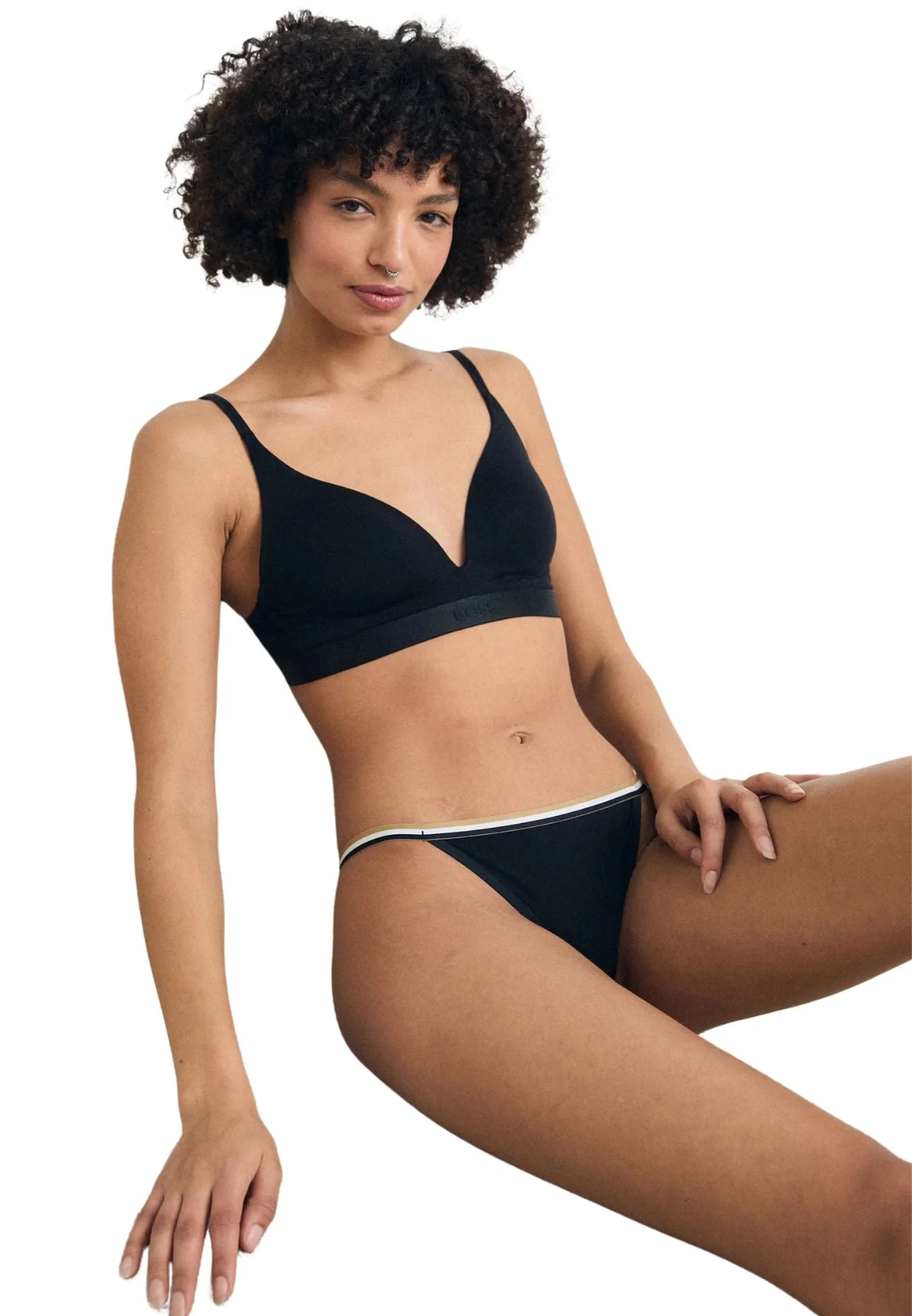 3-Pack Stripe Lace Strings, Black - Image 5