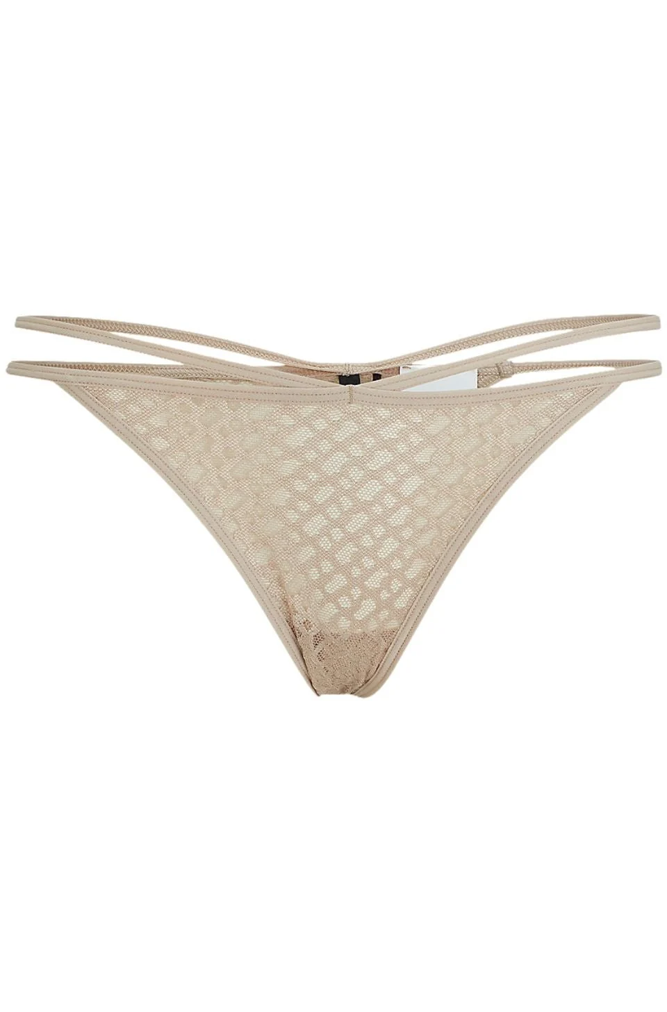 B-Lace String, Open Beige - Image 2