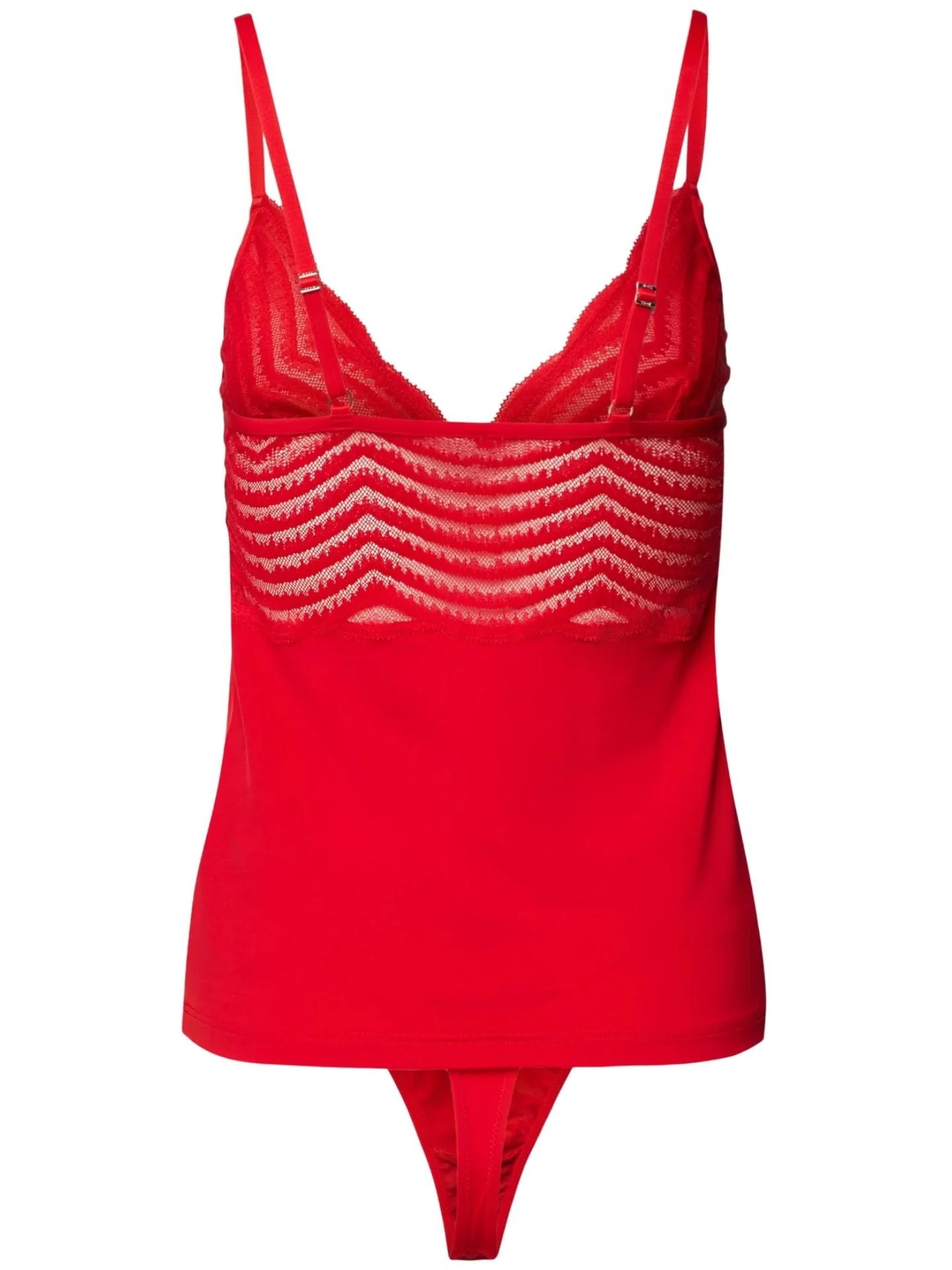 Luxe Vest & Thong Gift Set, Red - Image 4