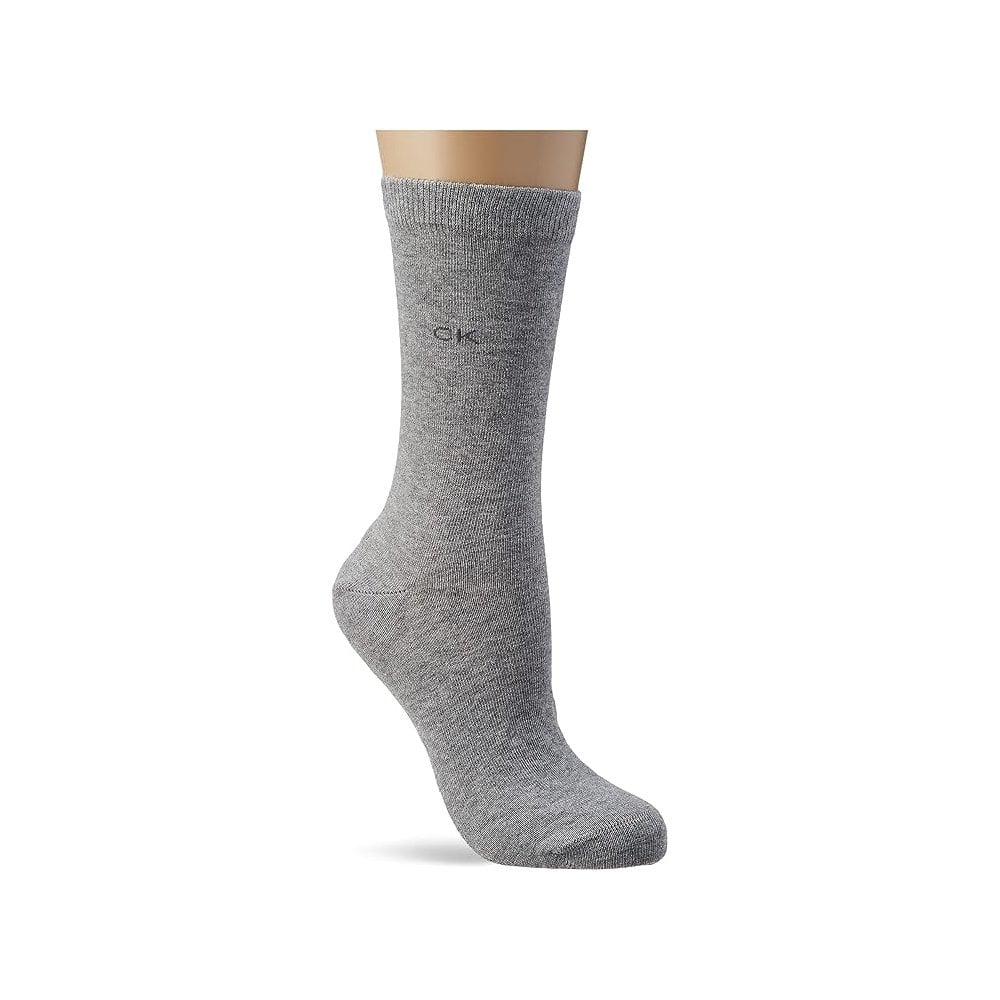 2-Pack Classic Embroidered Logo Women's Socks, Grey/Pink - Image 3