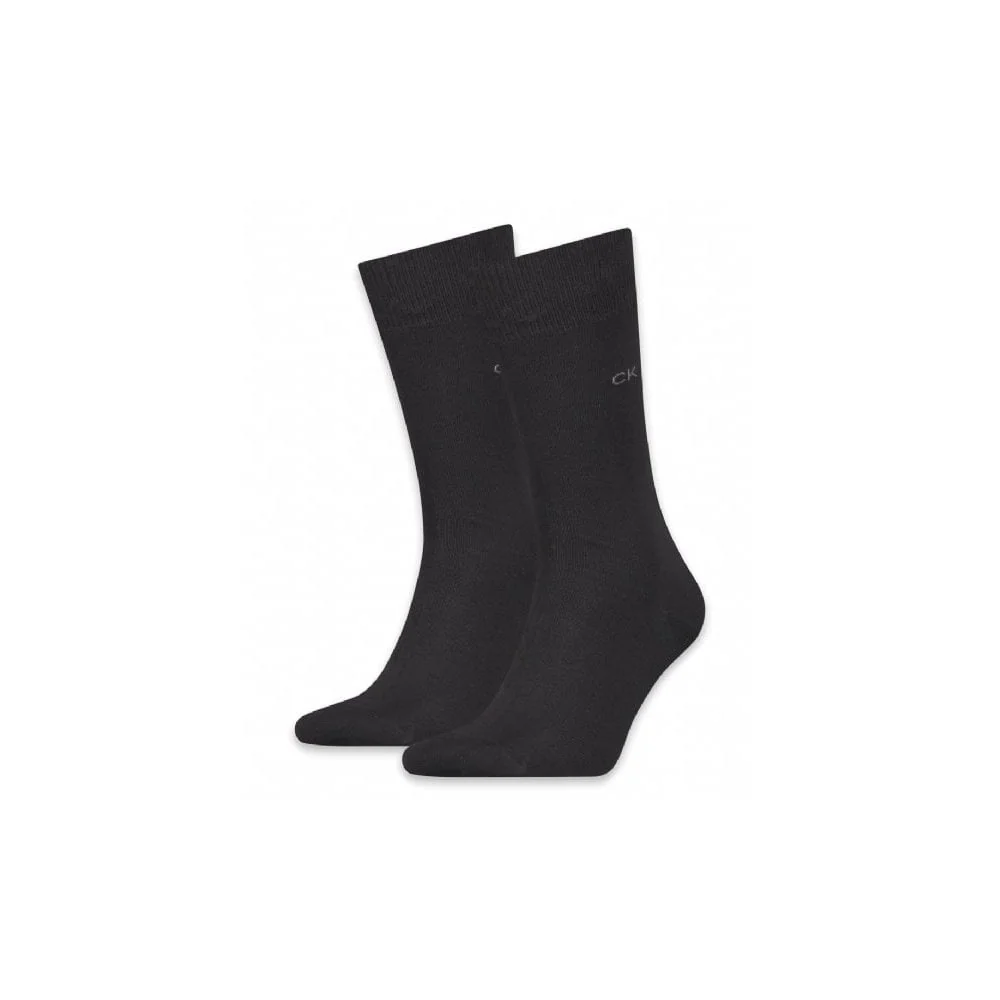 2-Pack Premium Combed Cotton Socks, Black - Image 4