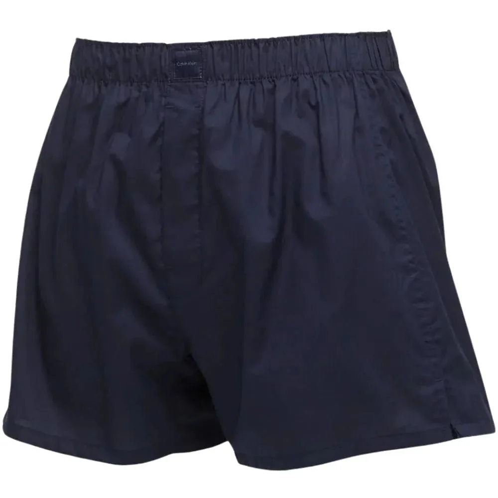 3-Pack Allover Logo Traditional-Fit Boxer Shorts, Black/Red/Blue - Image 2