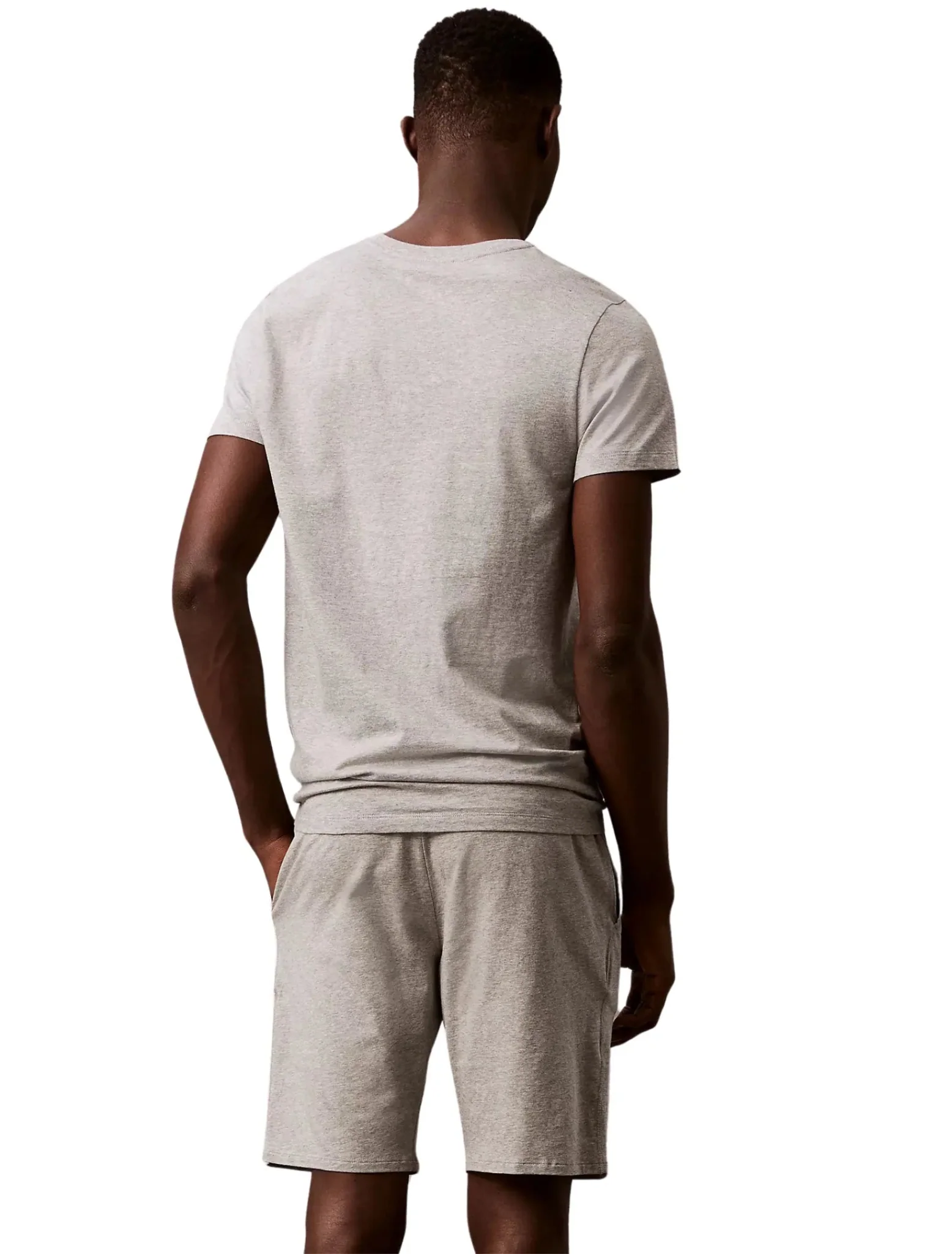 3-Pack Cotton Classics Crew-Neck T-Shirts, Glacier Blue/White/Grey - Image 3