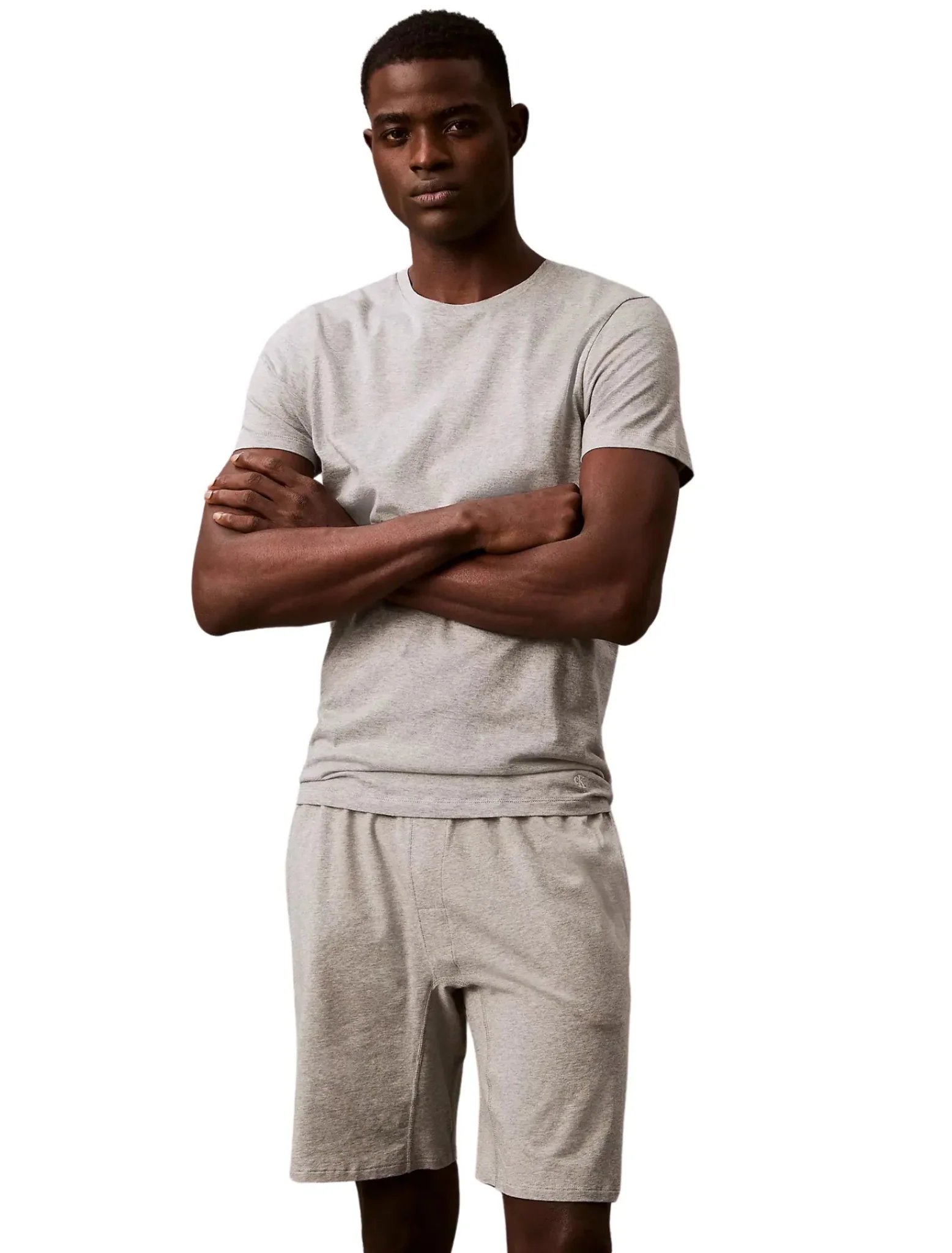 3-Pack Cotton Classics Crew-Neck T-Shirts, Glacier Blue/White/Grey - Image 6