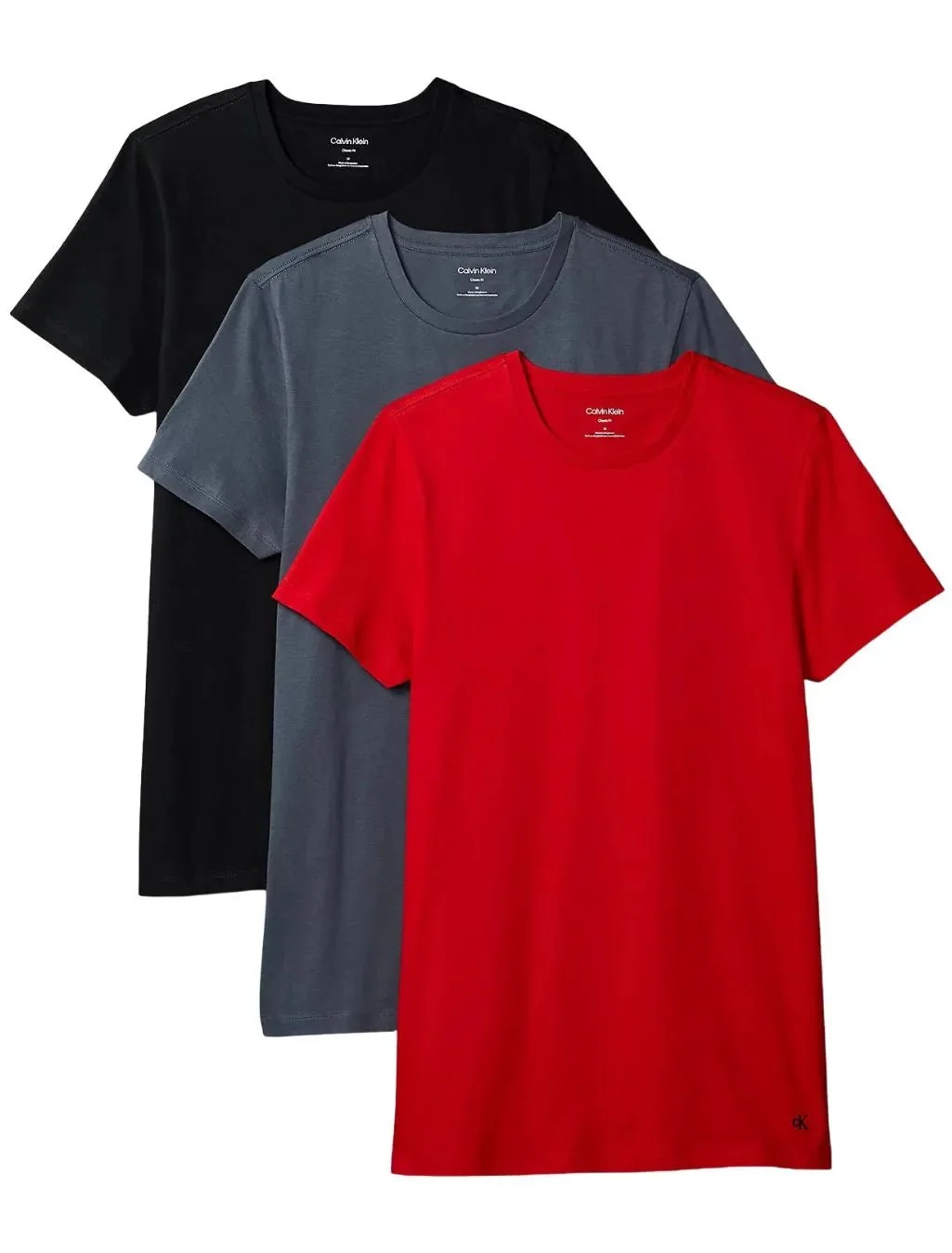 3-Pack Cotton Classics T-Shirts, Turbulence / Adrenaline Rush / Black