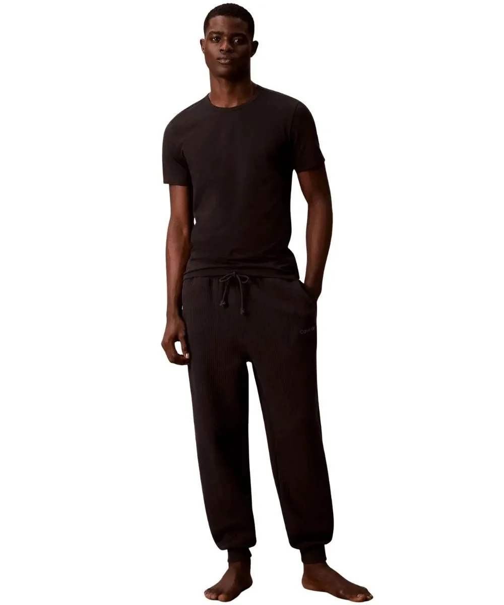 3-Pack Cotton Microfibre Stretch T-Shirts, Black/White/Blue - Image 5