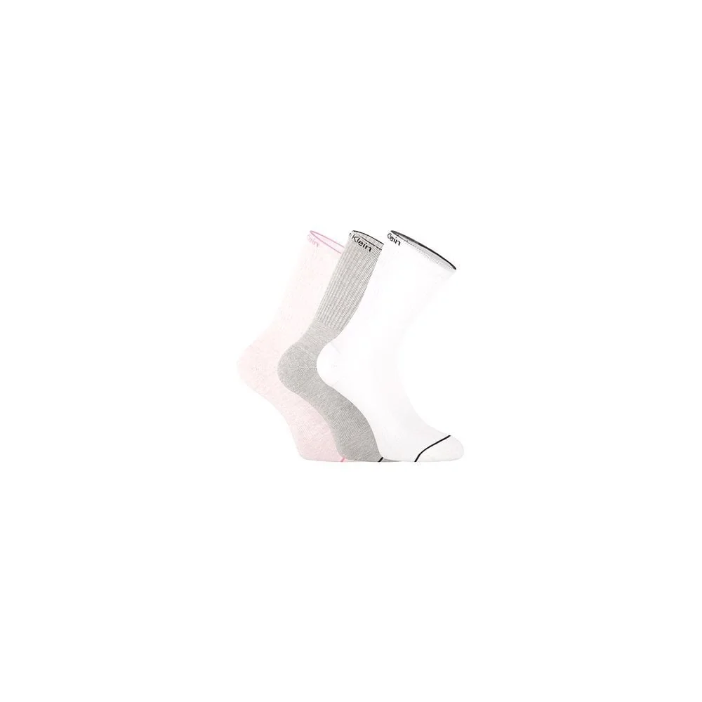 3-Pack Fine Line Women's Sports Socks, Pink Melange Combo - Image 3