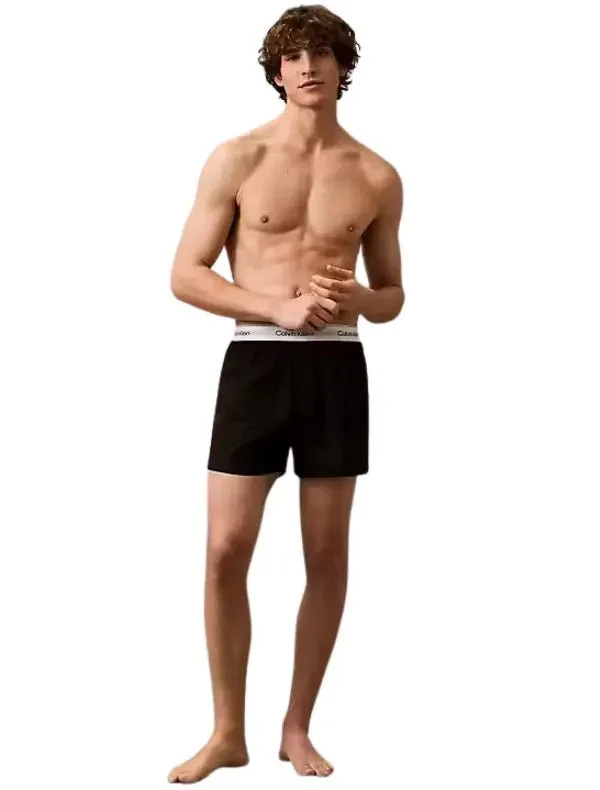 3-Pack Icon Cotton Stretch Boxer Shorts, Black/White - Image 3