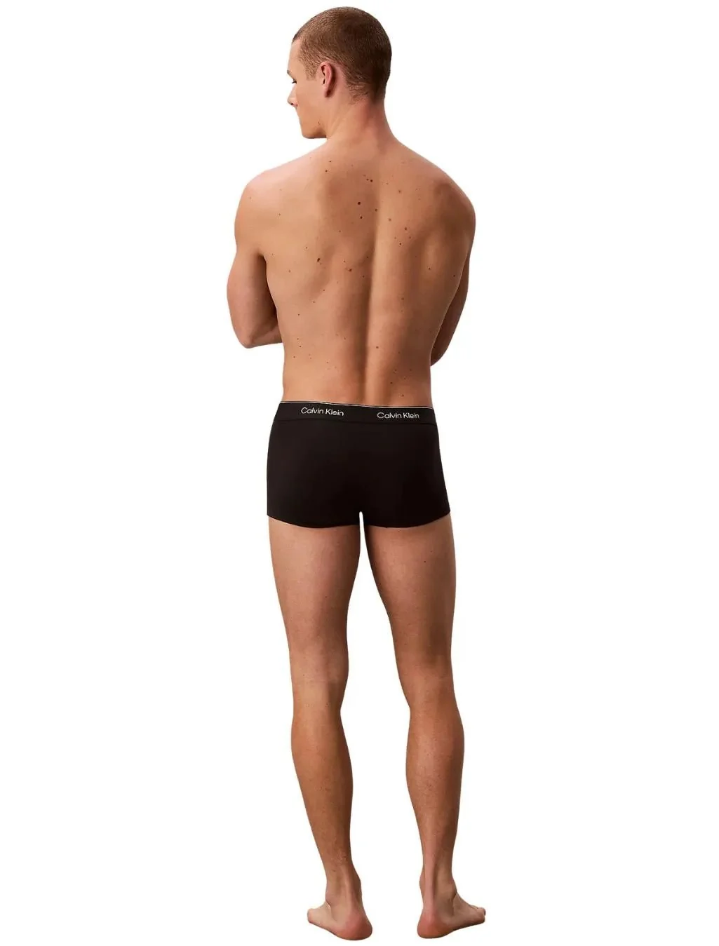3-Pack Icon Cotton Stretch Low-Rise Boxer Trunks, Black / Adrenaline Rush / Sleet - Image 4