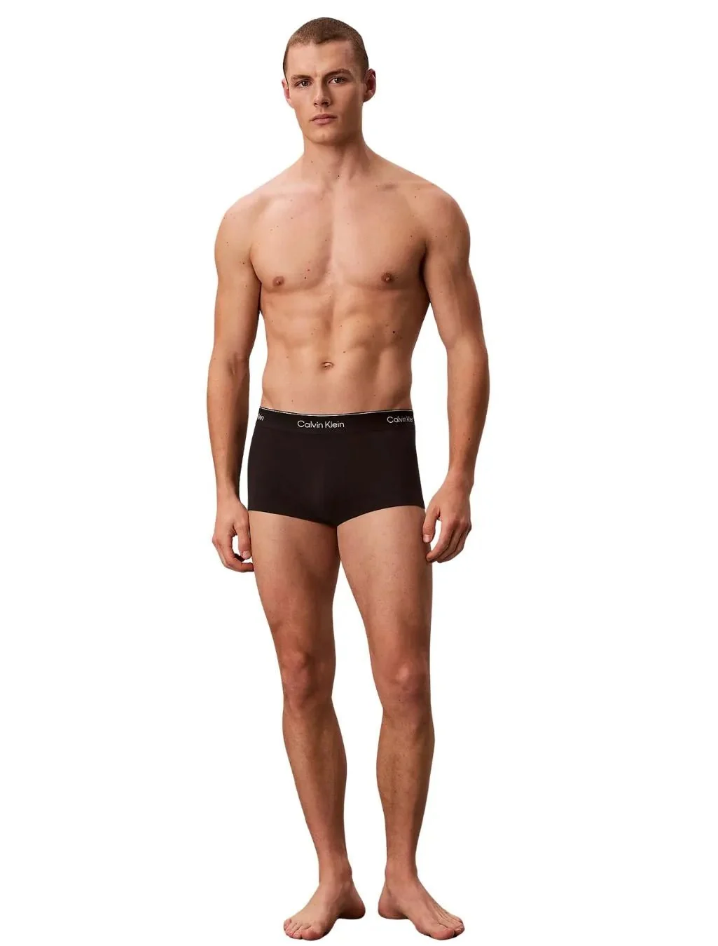 3-Pack Icon Cotton Stretch Low-Rise Boxer Trunks, Black / Adrenaline Rush / Sleet - Image 6