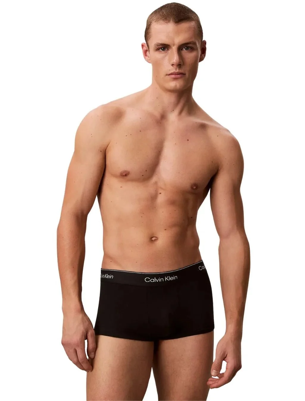 3-Pack Icon Cotton Stretch Low-Rise Boxer Trunks, Black / Adrenaline Rush / Sleet - Image 8