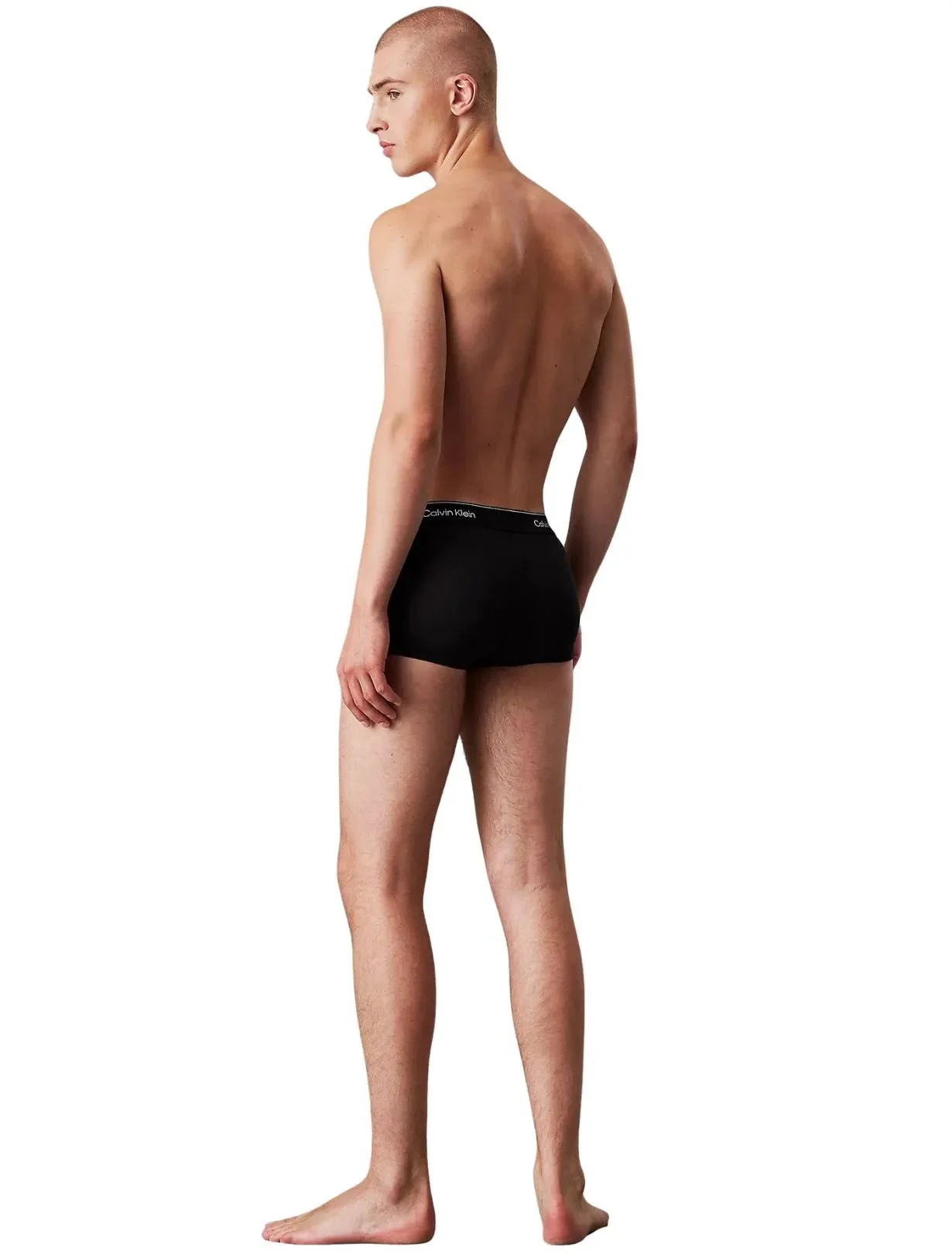 3-Pack Icon Cotton Stretch Low-Rise Boxer Trunks, Black/Glacier/Bluebell - Image 3