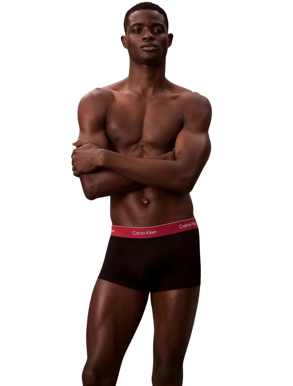 3-Pack Icon Cotton Stretch Low-Rise Boxer Trunks, Black with fall berry and frozen - Image 5