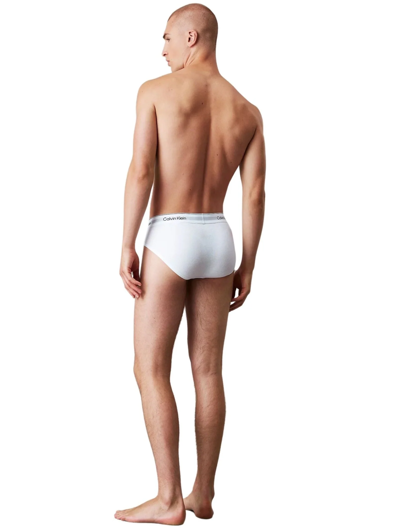 3-Pack Icon Cotton Stretch Men's Briefs, White - Image 4