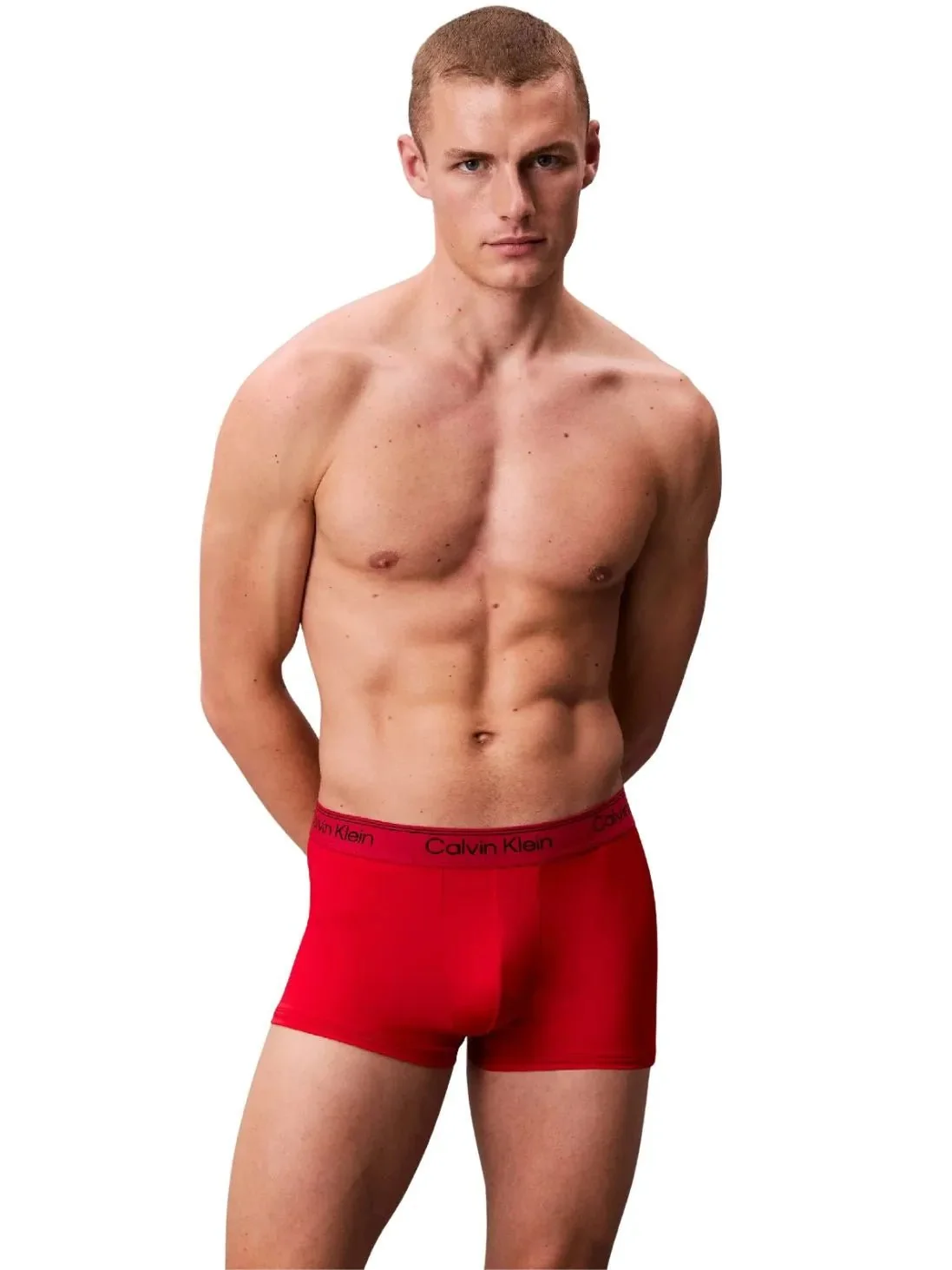 3-Pack Icon Microfibre Stretch Low-Rise Boxer Trunks, Black / Sleet / Adrenaline Rush - Image 7
