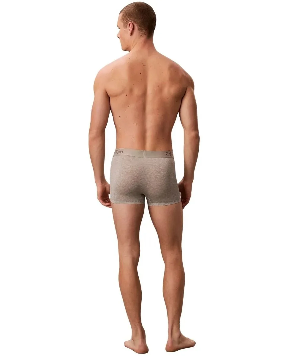 3-Pack Ultra Soft Modal Boxer Trunks, Black/Grey/Khaki - Image 5