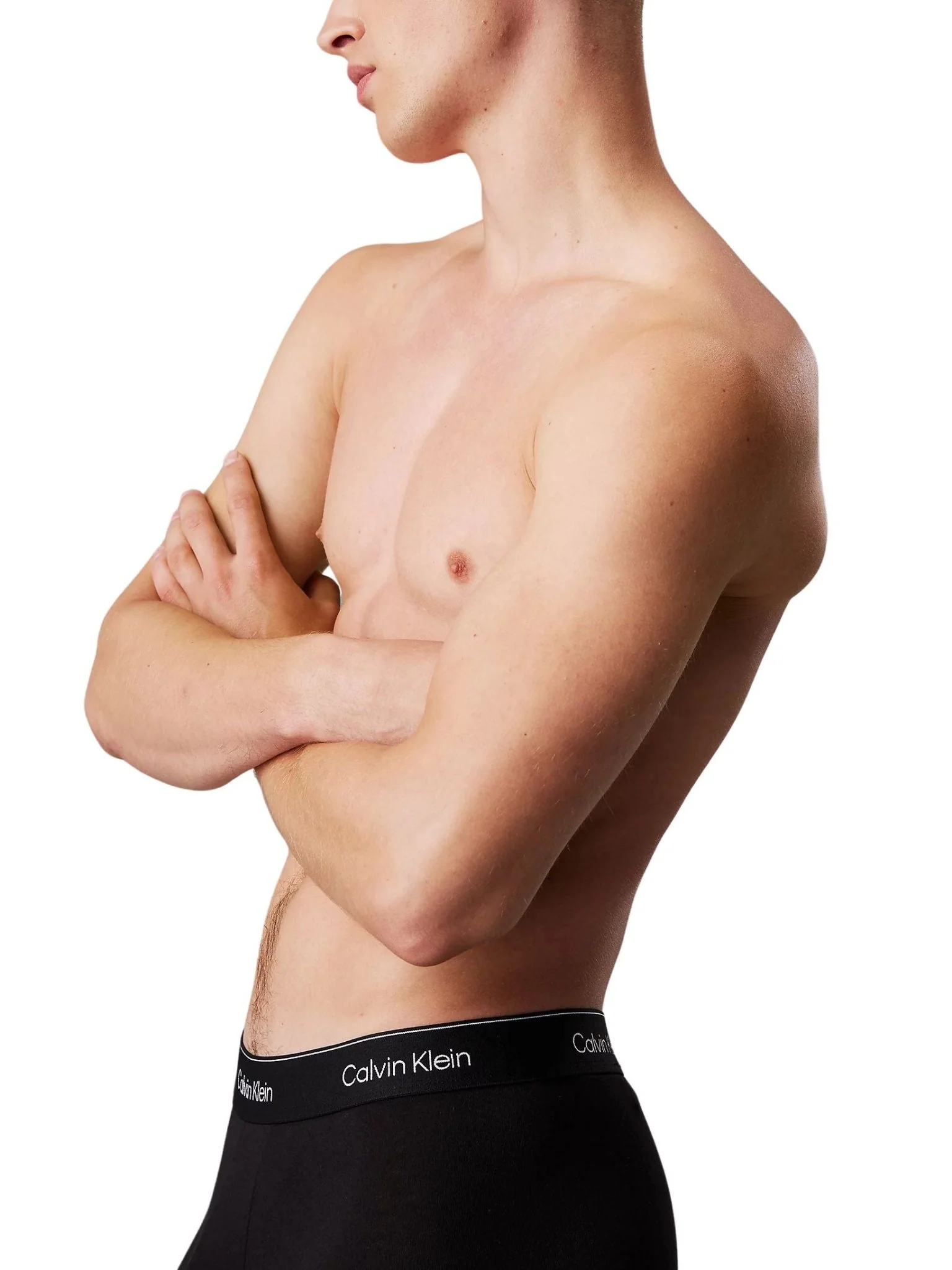 5-Pack Icon Cotton Stretch Low-Rise Boxer Trunks, All Black - Image 4