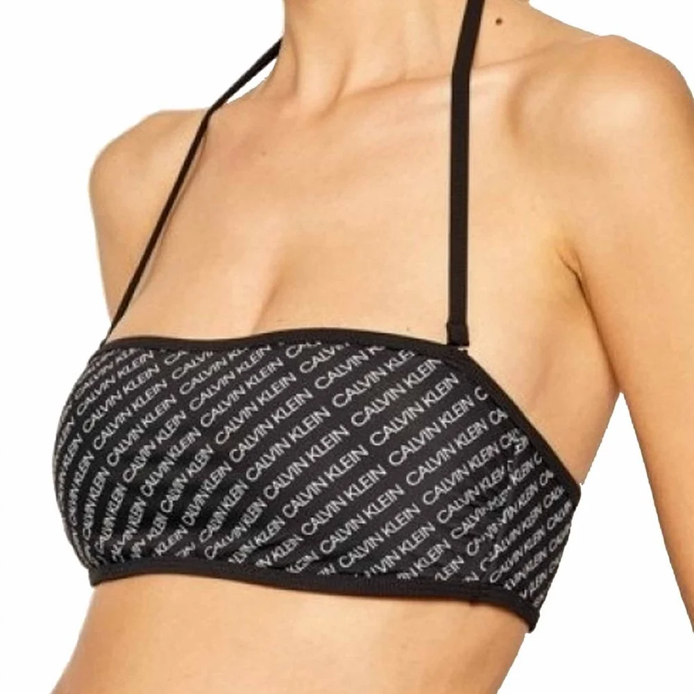 Bandeau Swim Top, Core Diagonal Logo - Image 3