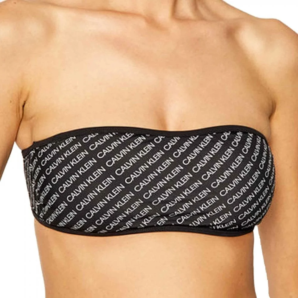 Bandeau Swim Top, Core Diagonal Logo - Image 4