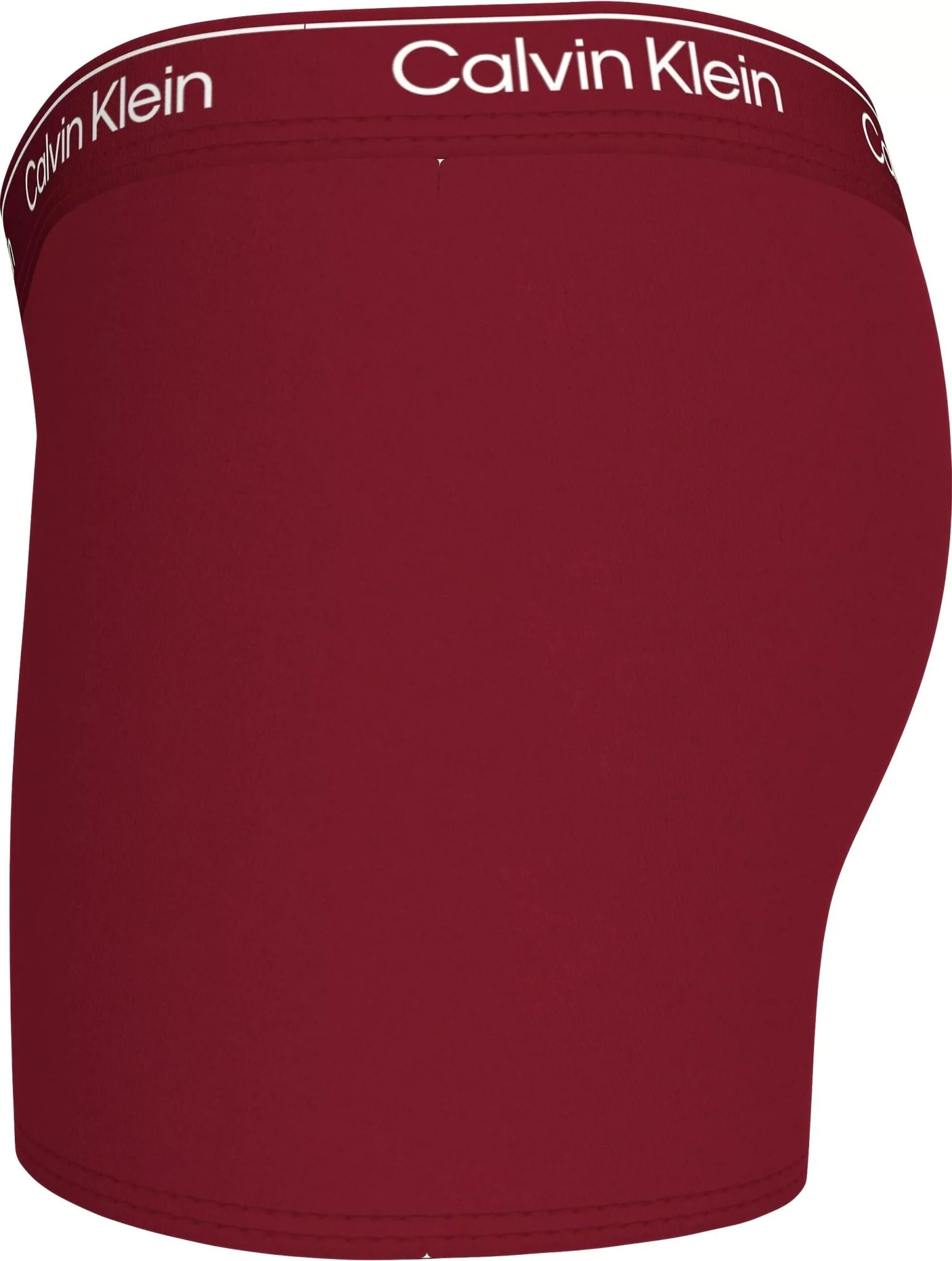 Boys 2-Pack Modern Cotton Boxer Trunks, Burgundy/Black - Image 4
