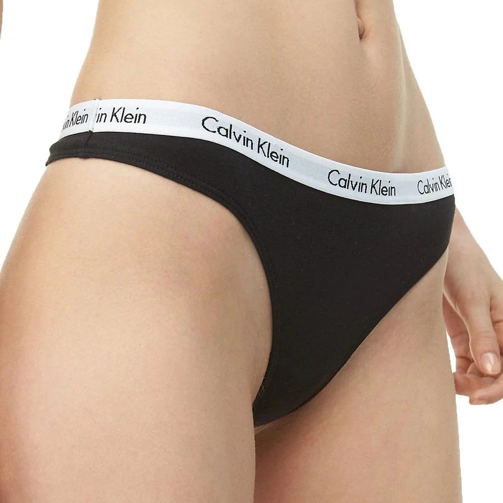 Carousel 3-Pack Thong, Black - Image 3