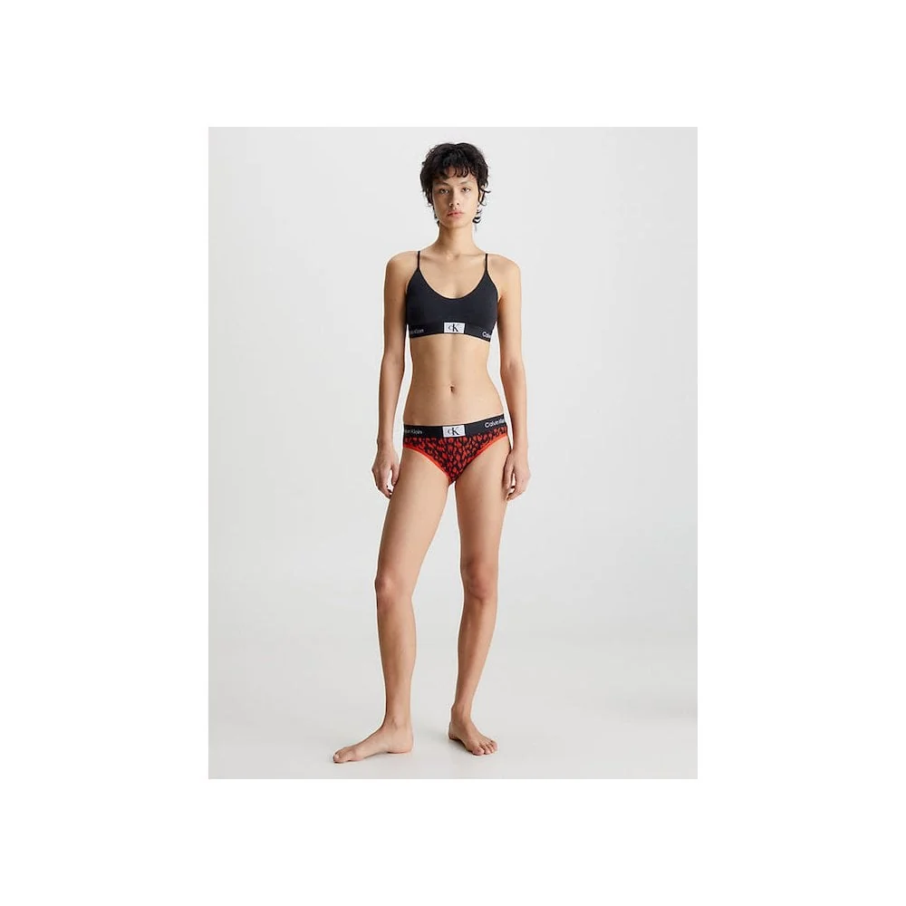 CK 1996 Unlined String Bralette, Black - Image 7