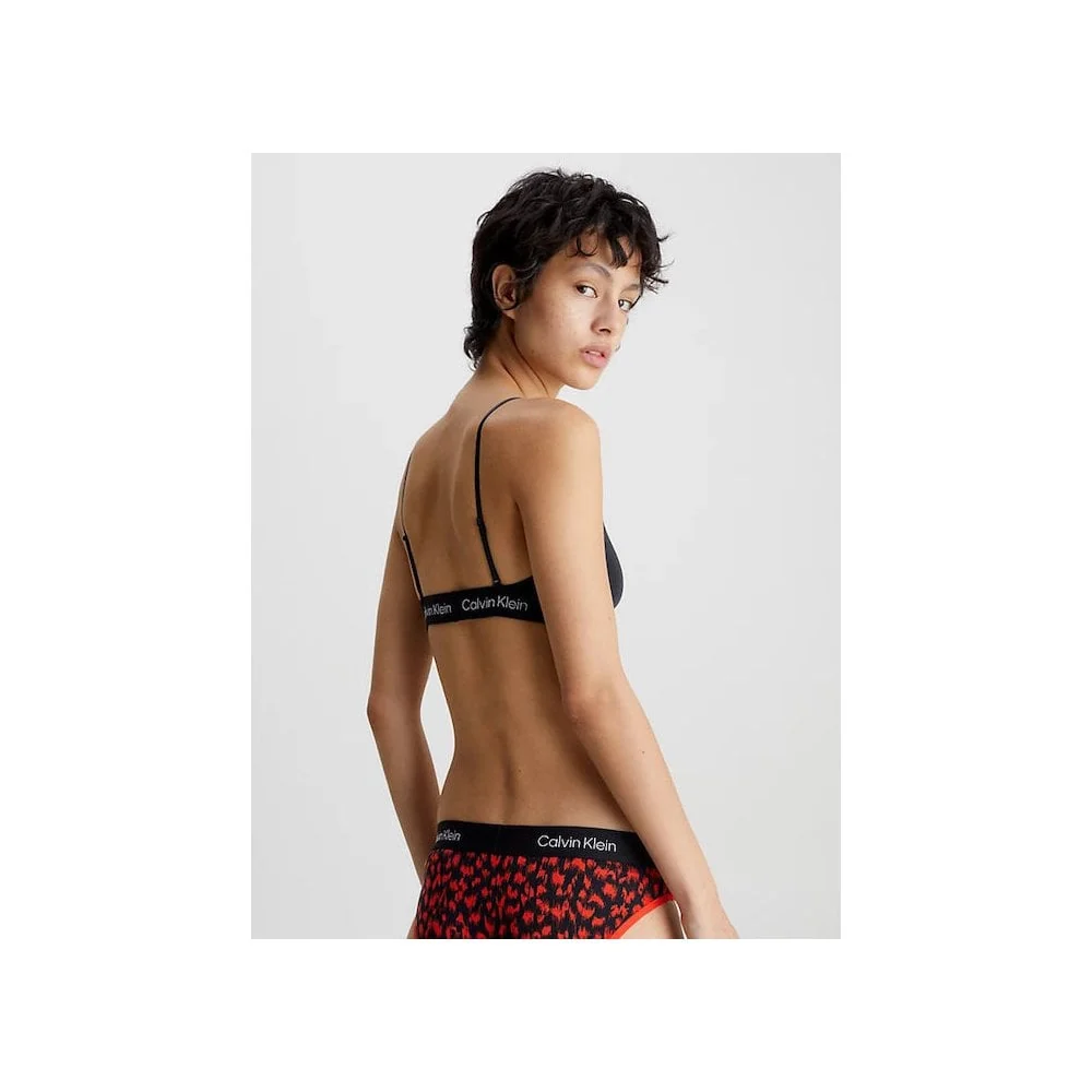 CK 1996 Unlined String Bralette, Black - Image 8
