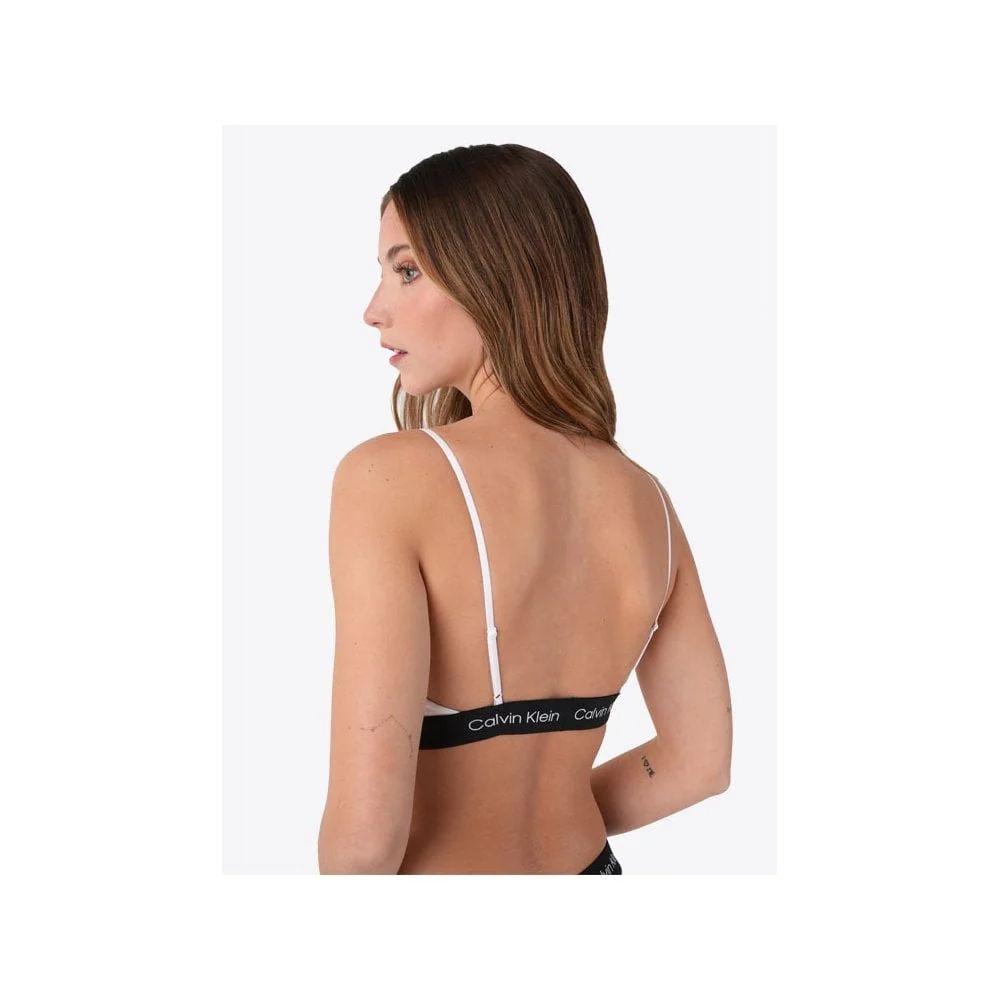 CK 1996 Unlined String Bralette, White - Image 6