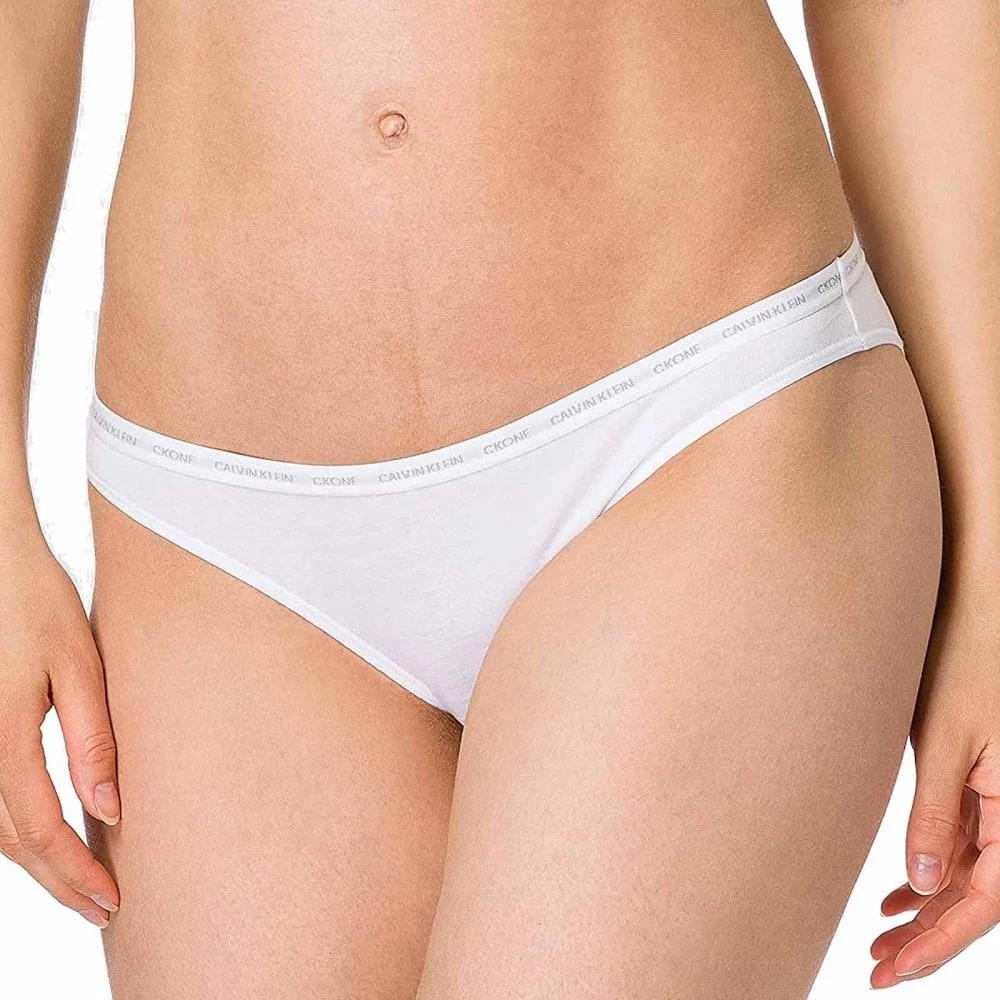 CK One 2-Pack Bikini Brief, White/Savannah/Cheetah Black - Image 2